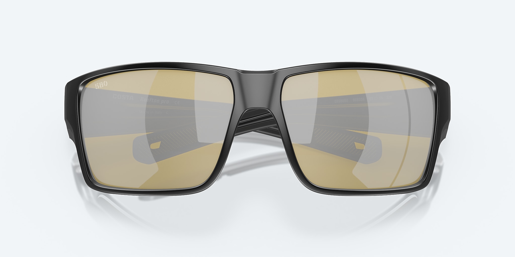 Sunglasses Costa Reefton PRO XL (63-15) with Sunrise Silver Mirror lens and Matte Black frame Image 5 of 7 Sunglasses Costa Reefton PRO XL (63-15) with Sunrise Silver Mirror lens and Matte Black frame Image 5 of 7