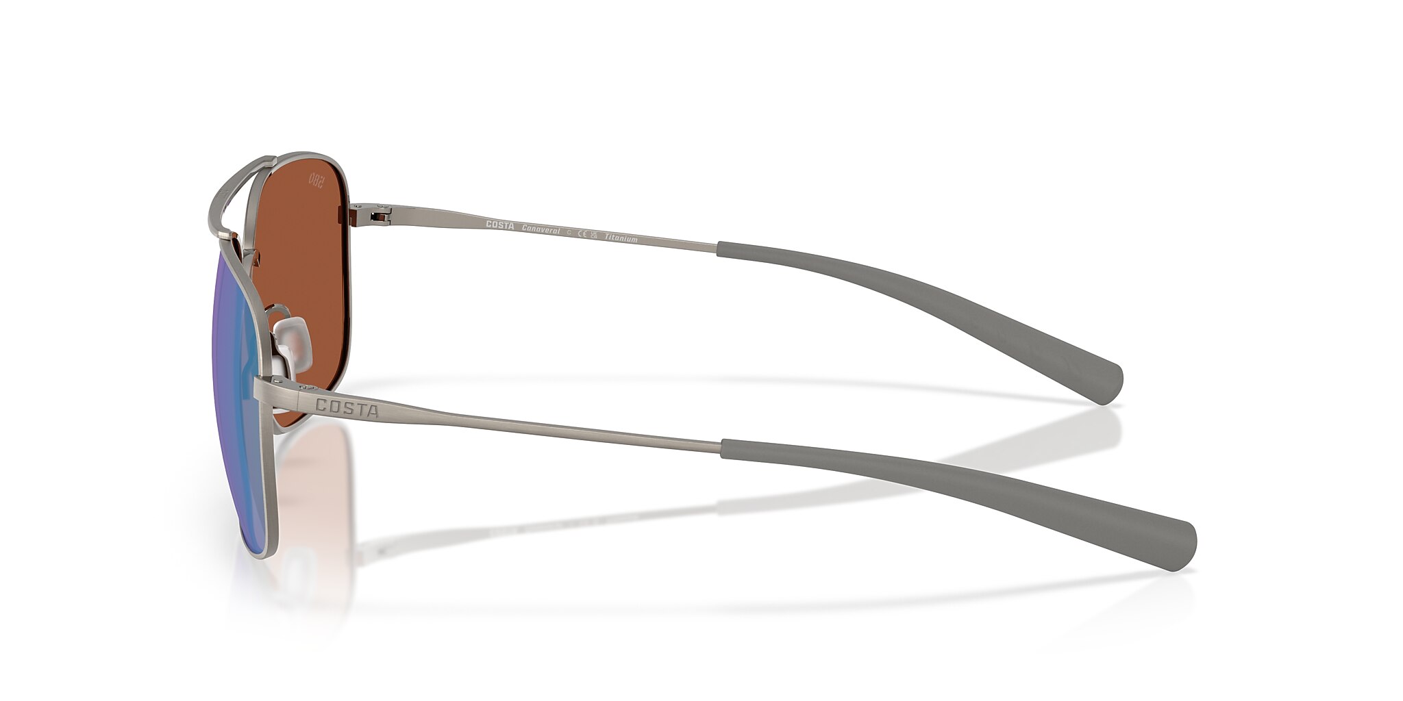 Costa Canaveral XL (59-15) with Green Mirror lenses and Brushed