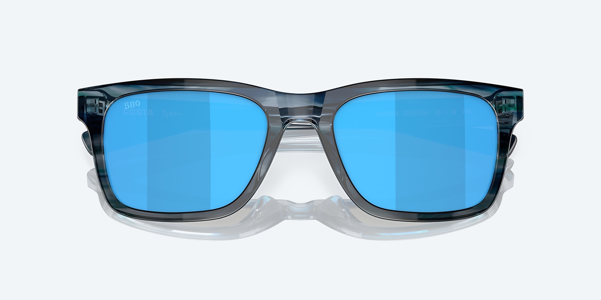 Sunglasses Costa Tybee M (55-19) with Blue Mirror lens and Ocean Currents frame Image 5 of 7 Sunglasses Costa Tybee M (55-19) with Blue Mirror lens and Ocean Currents frame Image 5 of 7