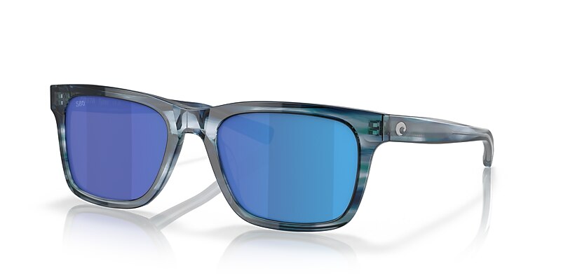 Costa Tybee M (55-19) with Blue Mirror lenses and Ocean Currents