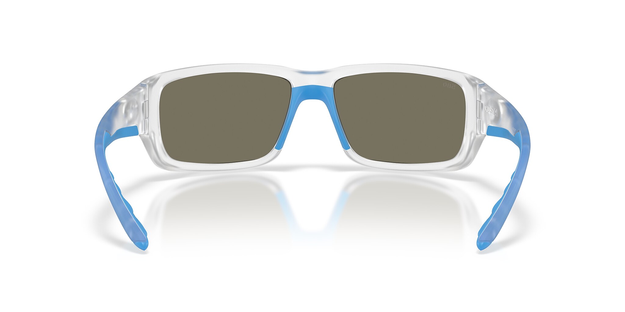 Costa Fantail M (59-14) with Blue Mirror lenses and Matte Clear