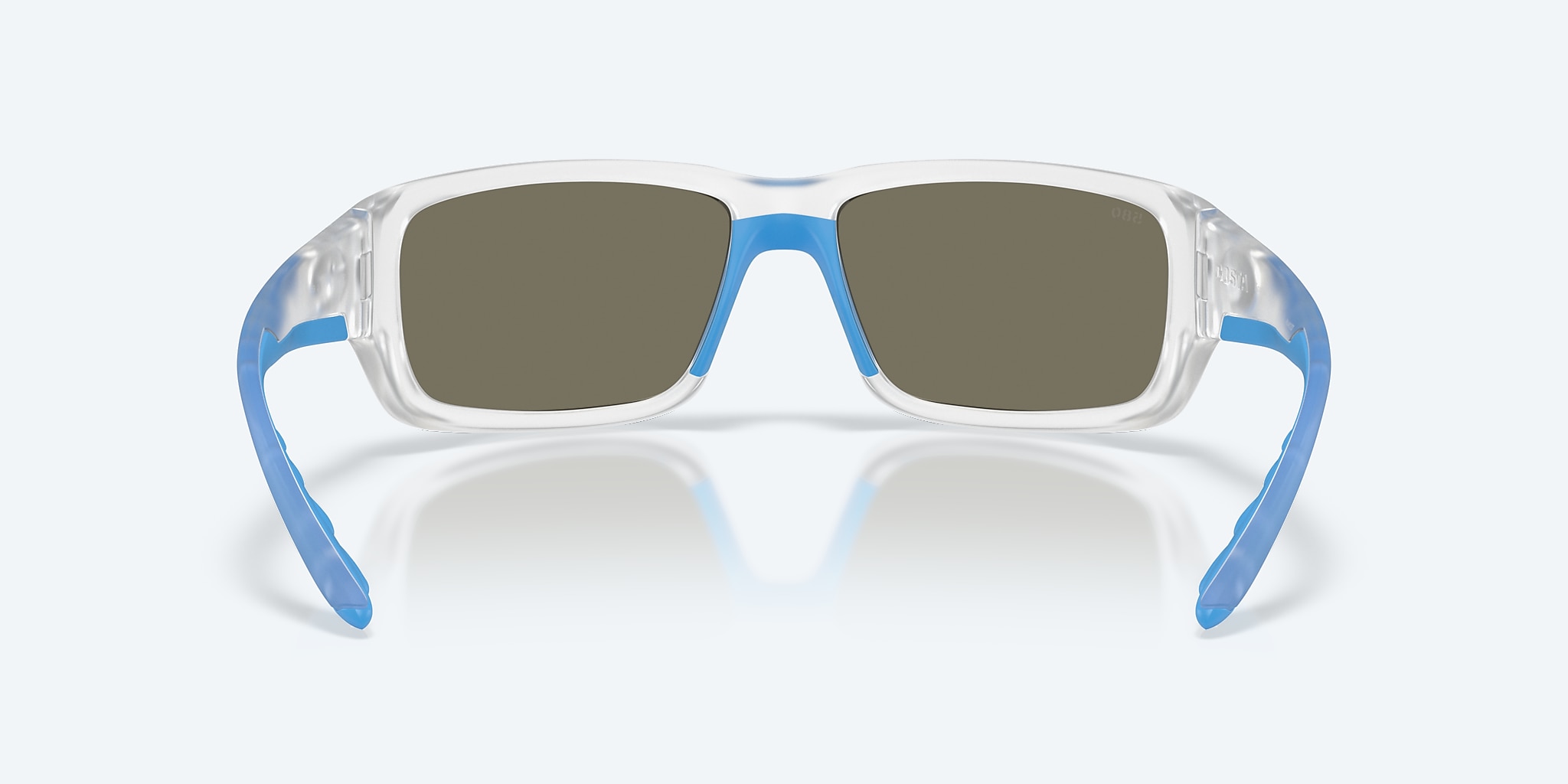 Sunglasses Costa Fantail M (59-14) with Blue Mirror lens and Matte Clear frame Image 4 of 7 Sunglasses Costa Fantail M (59-14) with Blue Mirror lens and Matte Clear frame Image 4 of 7