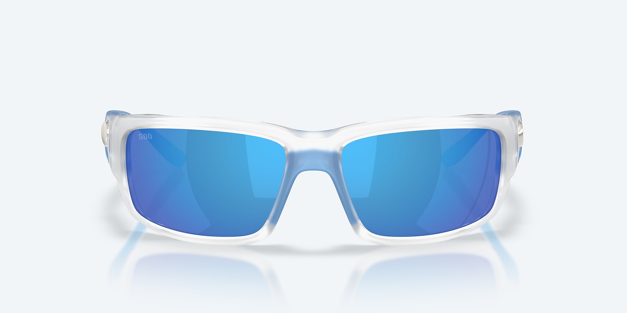 Sunglasses Costa Fantail M (59-14) with Blue Mirror lens and Matte Clear frame Image 2 of 7 Sunglasses Costa Fantail M (59-14) with Blue Mirror lens and Matte Clear frame Image 2 of 7