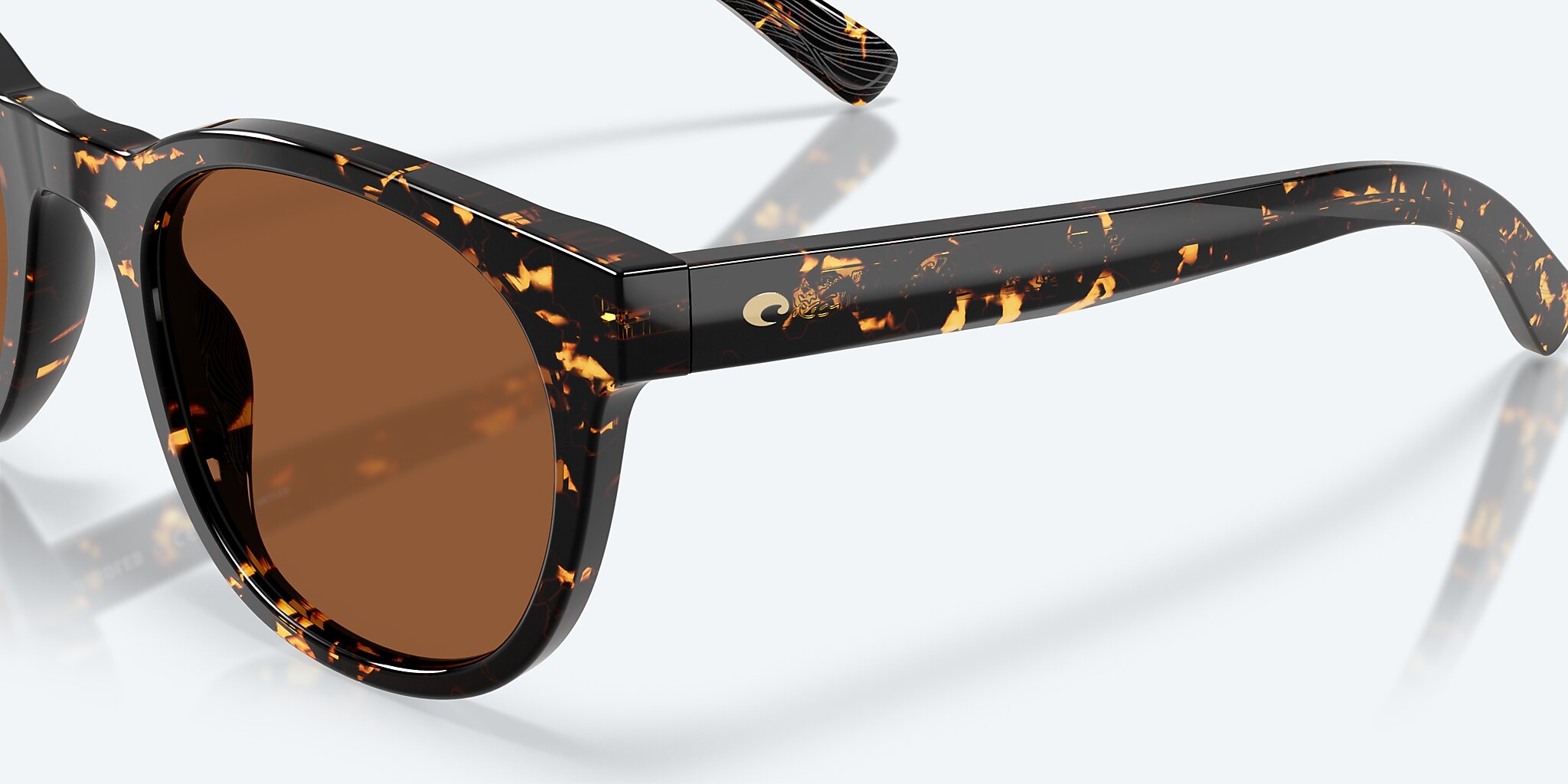 Sunglasses Costa Middles S (51-23) with Copper lens and Tortoise frame Image 6 of 8