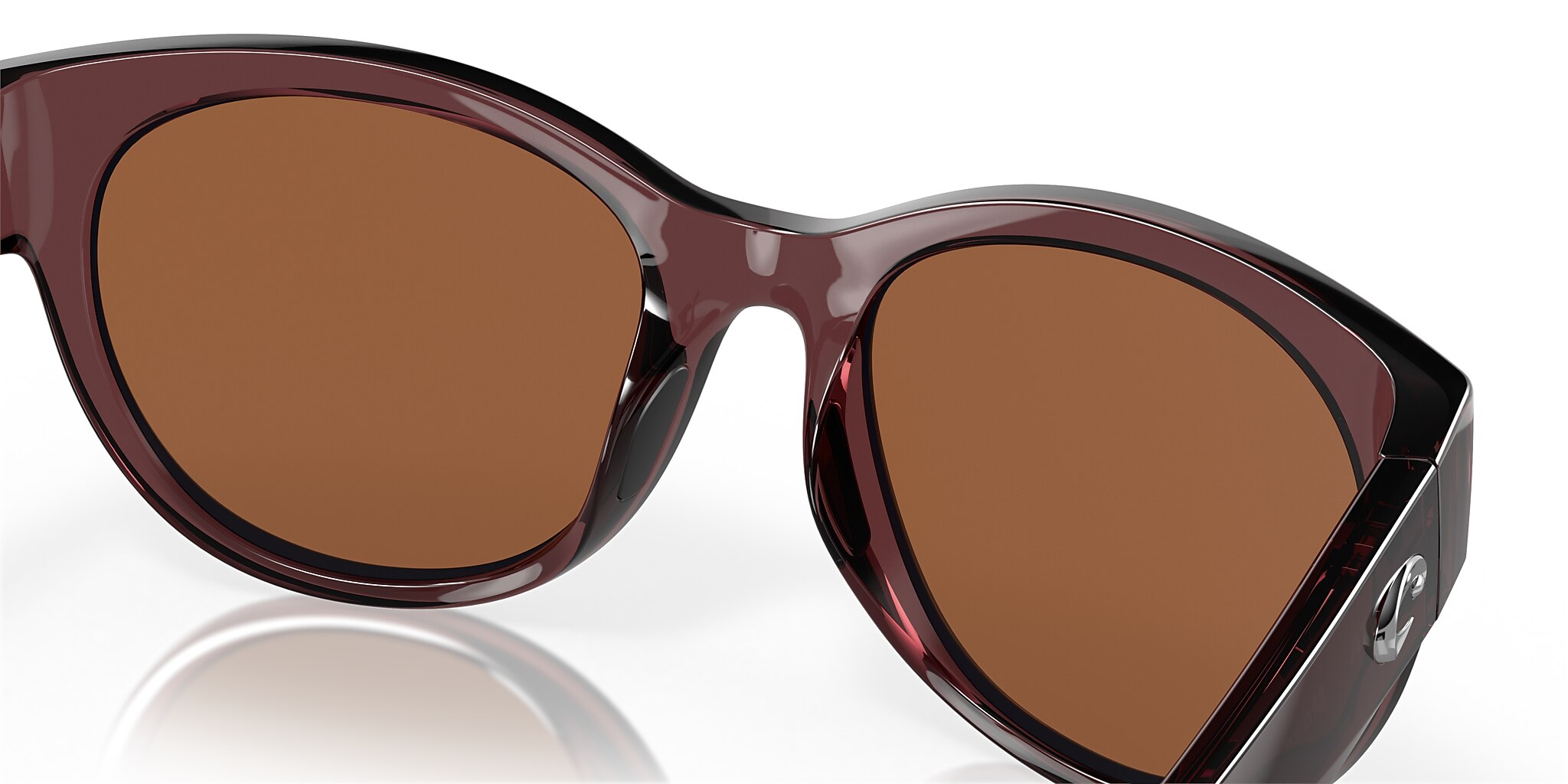 Costa Maya XL (55-19) with Copper Silver Mirror lenses and Shiny
