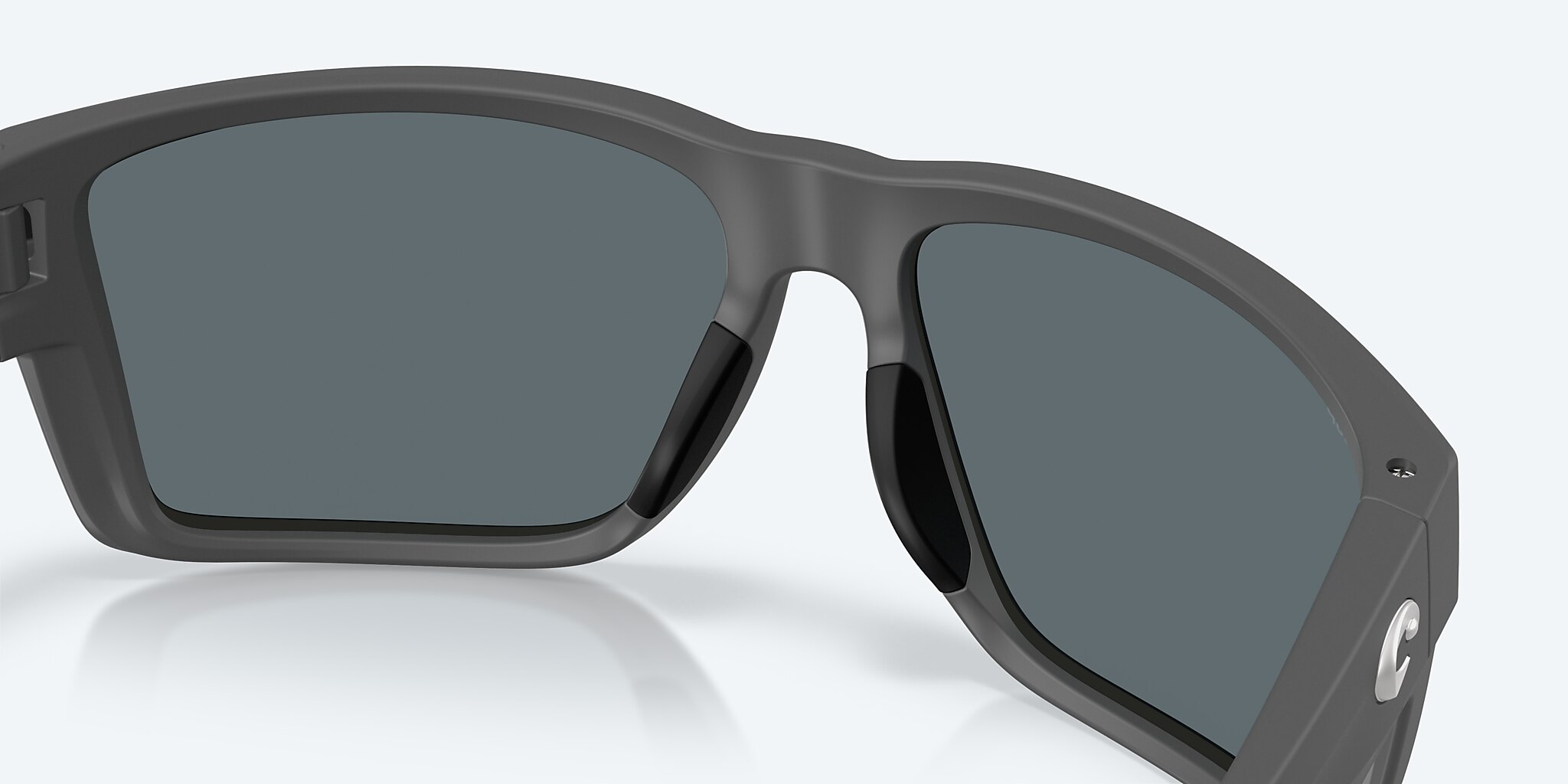 Sunglasses Costa San Carlos L (61-16) with Blue Mirror lens and Netplus Dark Gray frame Image 7 of 7