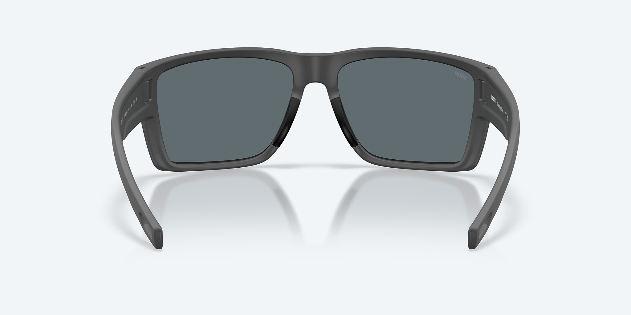 Sunglasses Costa San Carlos L (61-16) with Blue Mirror lens and Netplus Dark Gray frame Image 4 of 7