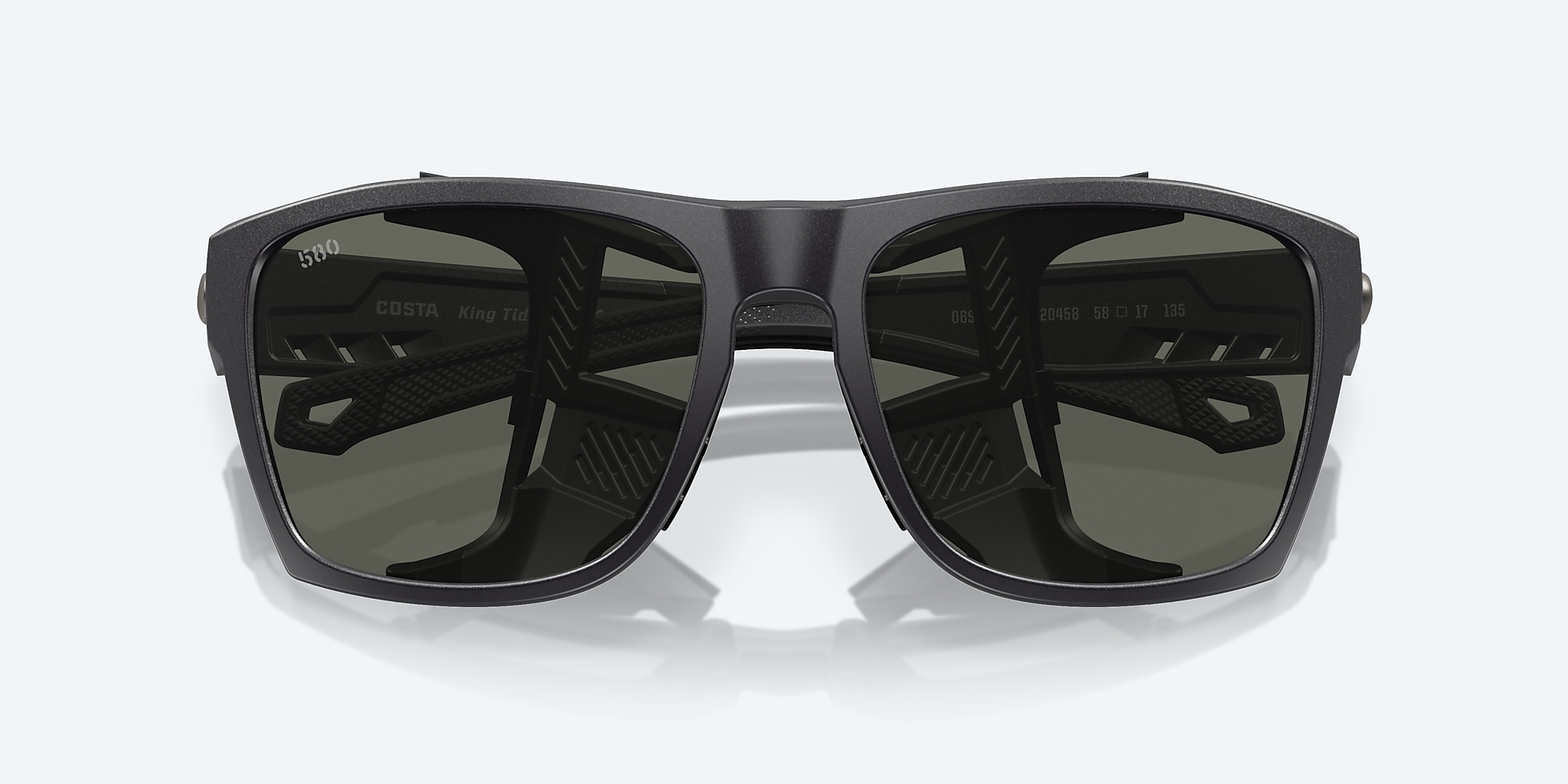 Sunglasses Costa King Tide 6 XL (58-17) with Gray lens and Black Pearl frame Image 6 of 8 Sunglasses Costa King Tide 6 XL (58-17) with Gray lens and Black Pearl frame Image 6 of 8