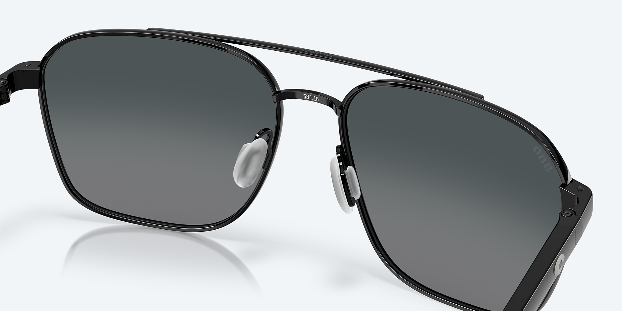 Gafas de sol Costa Wader XL (58-16) con Gris degradado lente y Negro montura Imagen 7 de 7 Gafas de sol Costa Wader XL (58-16) con Gris degradado lente y Negro montura Imagen 7 de 7