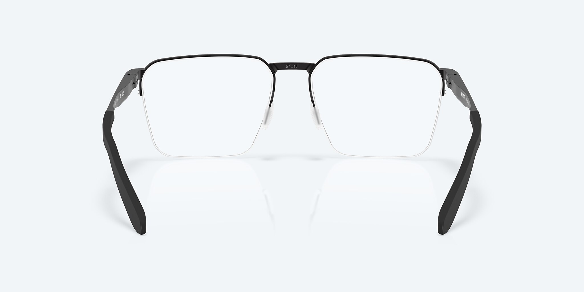 Eyeglasses Costa Bimini Road 610 L (57-16) with DEMO LENS lens and Matte Black frame Image 4 of 7