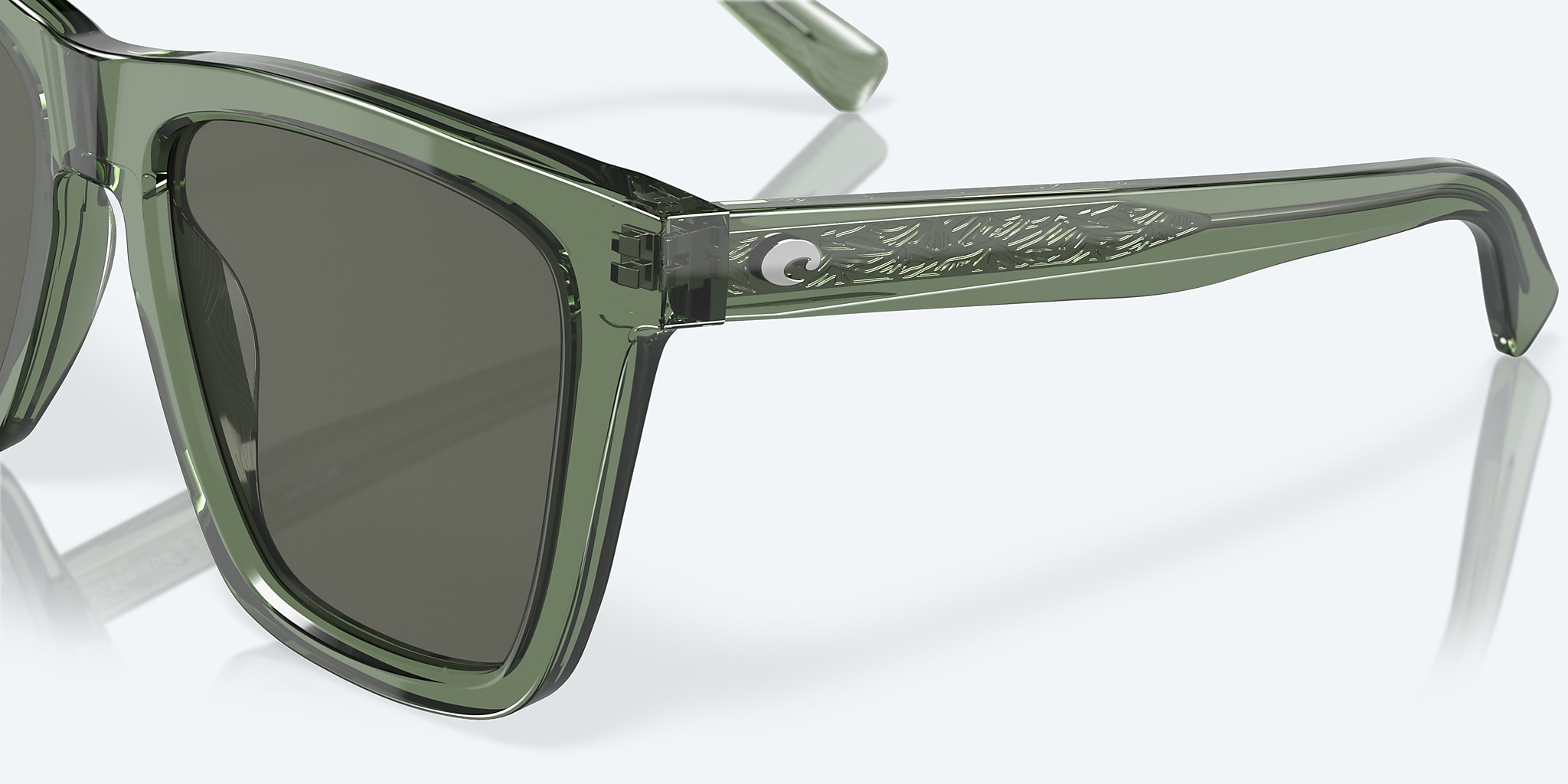 Sunglasses Costa Keramas L (54-19) with Gray lens and Olive frame Image 6 of 7 Sunglasses Costa Keramas L (54-19) with Gray lens and Olive frame Image 6 of 7