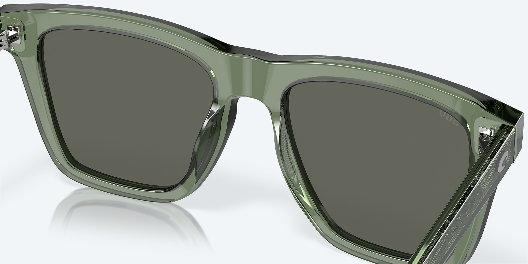 Sunglasses Costa Keramas L (54-19) with Gray lens and Olive frame Image 7 of 7 Sunglasses Costa Keramas L (54-19) with Gray lens and Olive frame Image 7 of 7