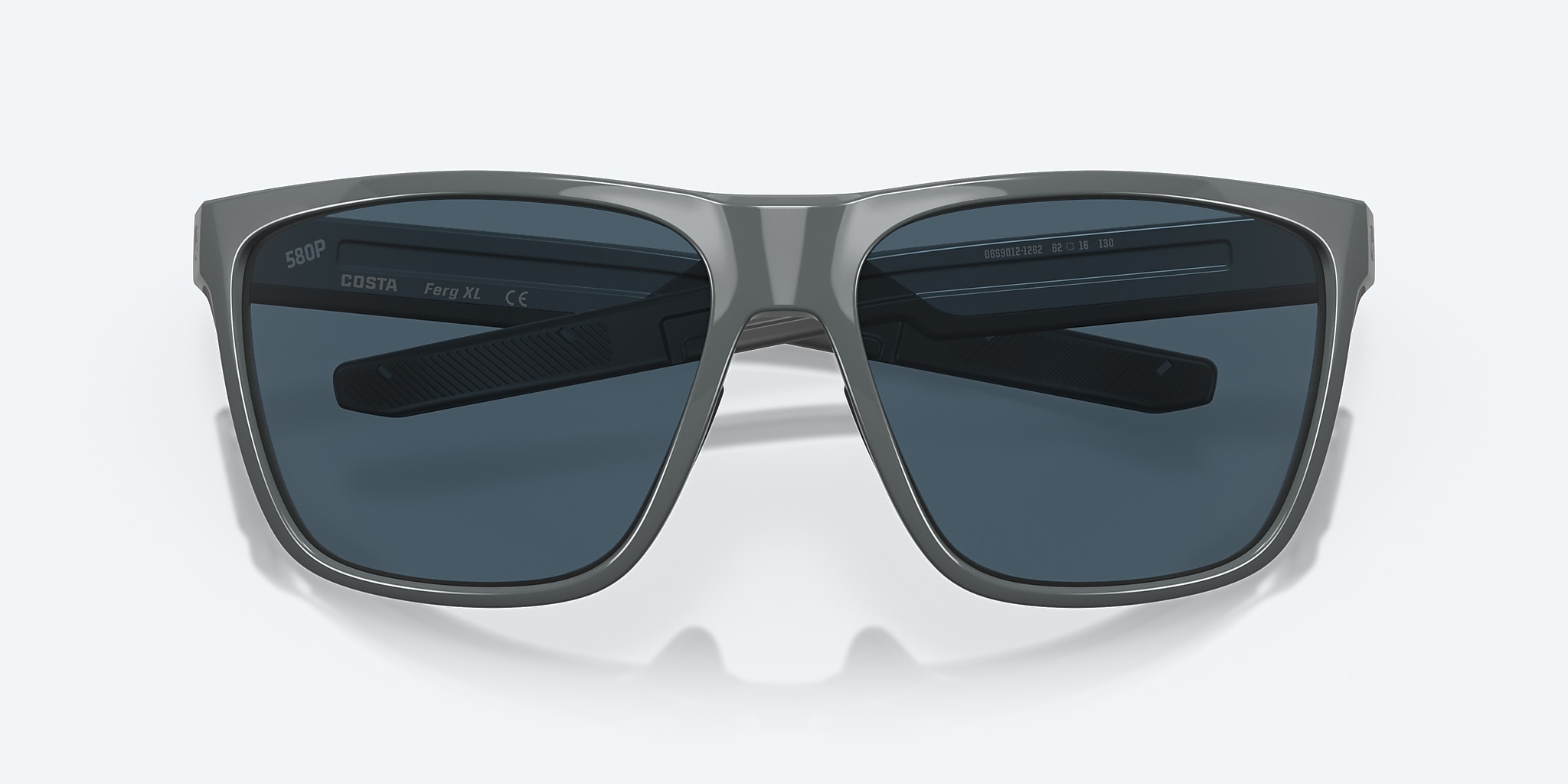 Sunglasses Costa Ferg XL XXL (62-16) with Gray lens and Shiny Gray frame Image 5 of 8