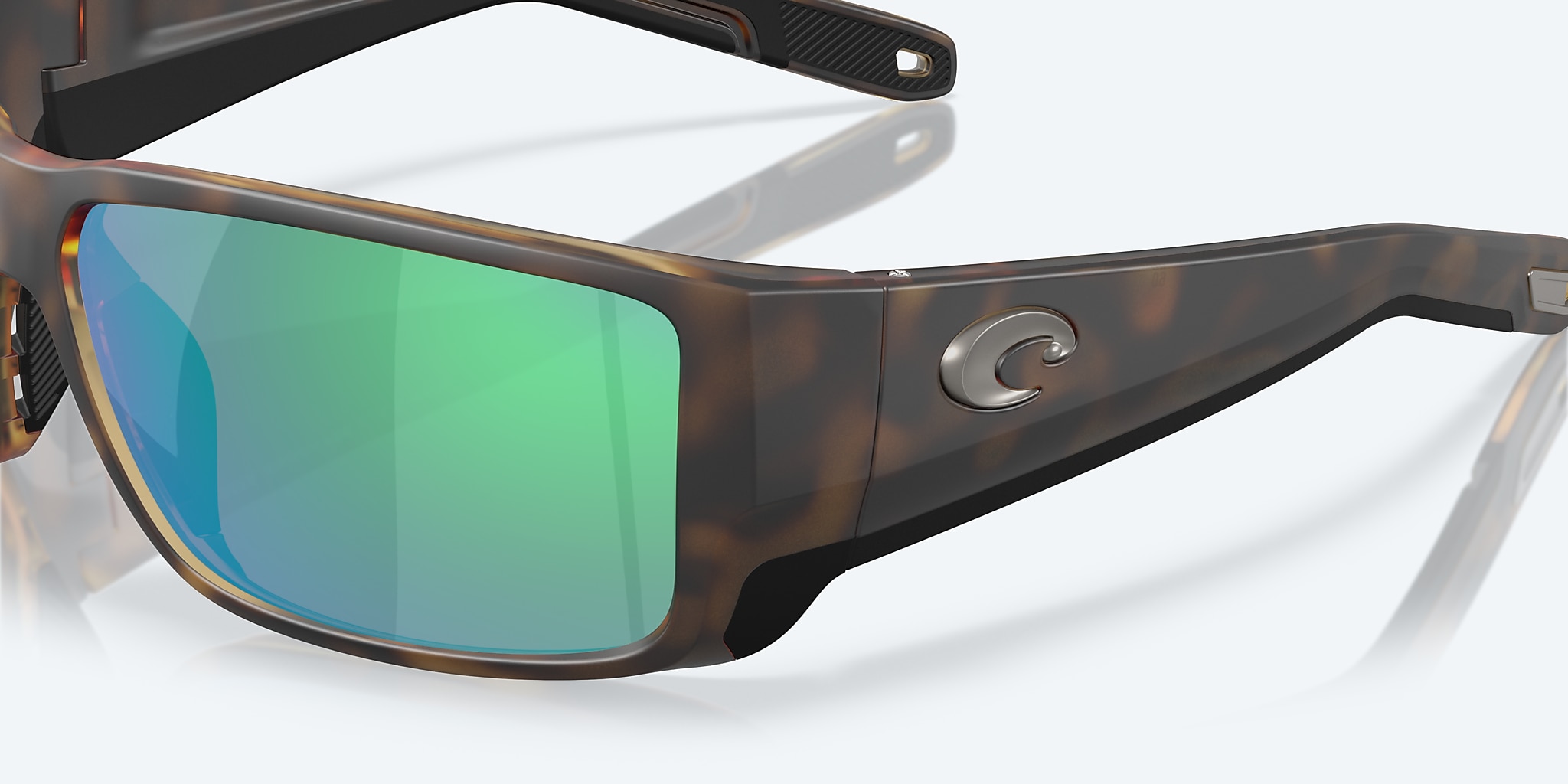 Sunglasses Costa Blackfin PRO L (60-16) with Green Mirror lens and Matte Tortoise frame Image 6 of 7 Sunglasses Costa Blackfin PRO L (60-16) with Green Mirror lens and Matte Tortoise frame Image 6 of 7