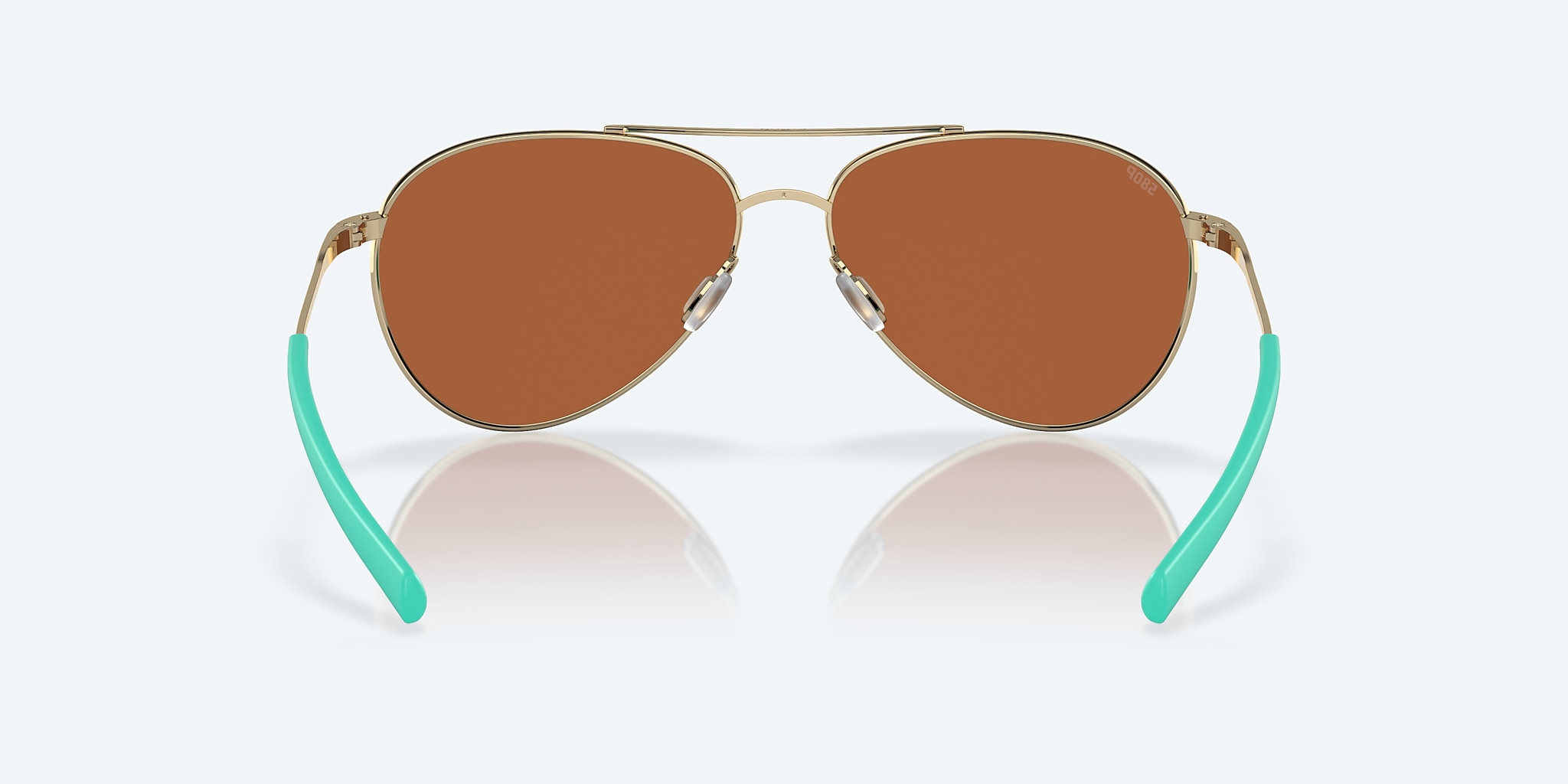Sunglasses Costa Piper L (58-14) with Green Mirror lens and Shiny Gold frame Image 4 of 7 Sunglasses Costa Piper L (58-14) with Green Mirror lens and Shiny Gold frame Image 4 of 7