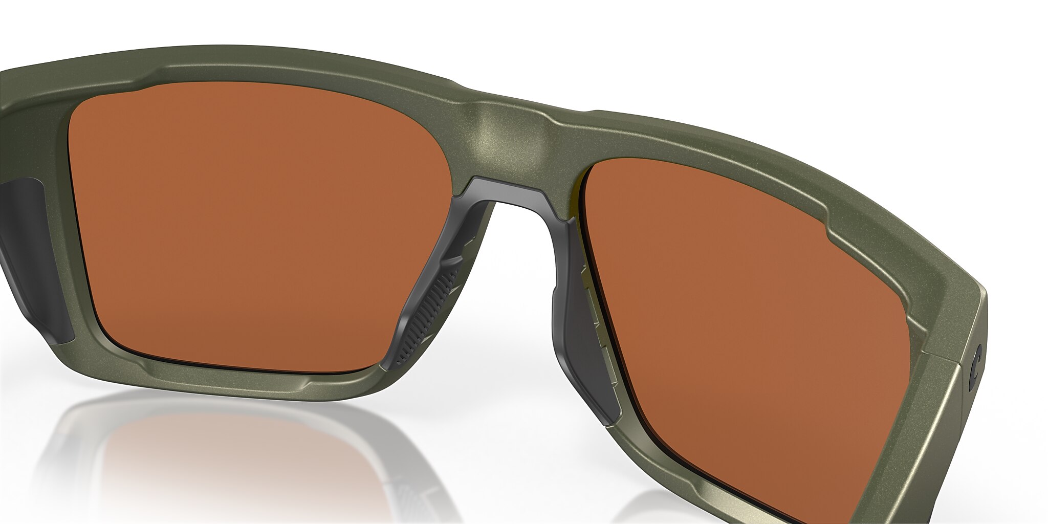 Costa Lido XL (57-16) with Green Mirror lenses and Steel Gray