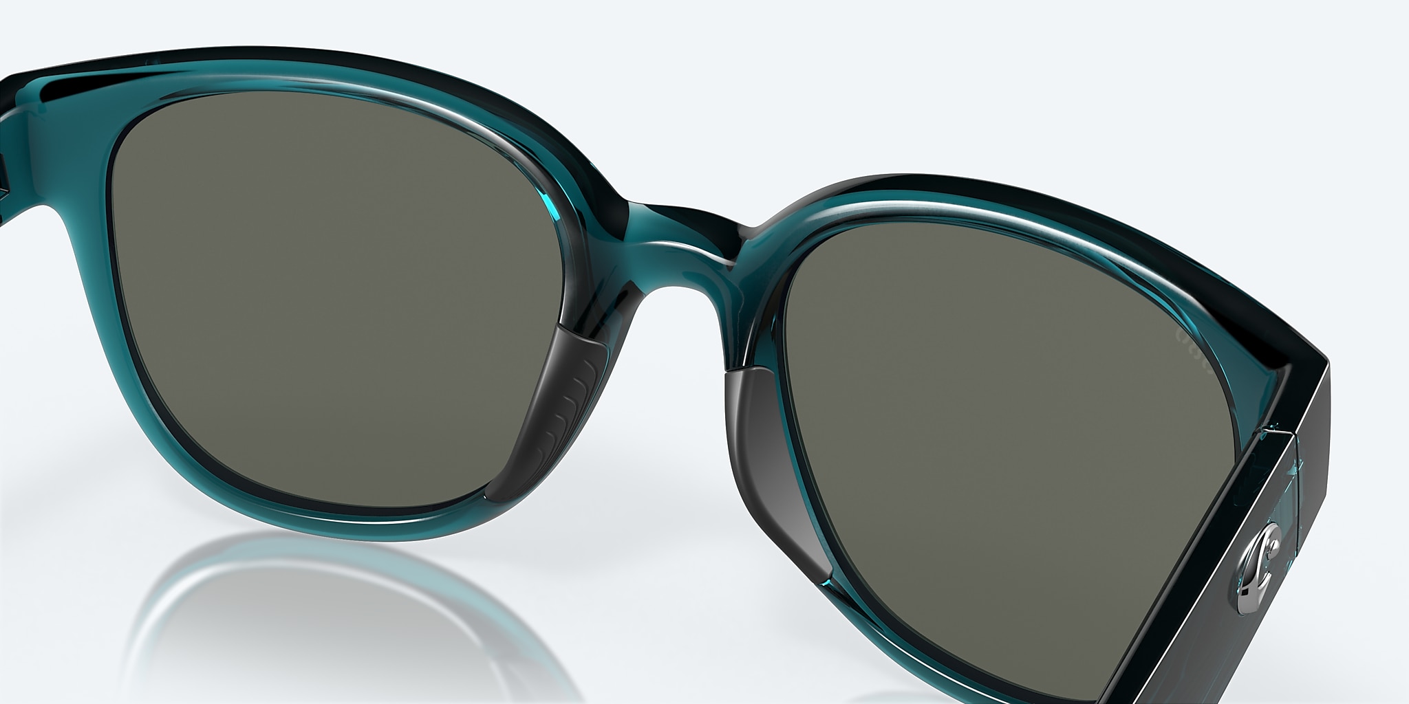 Sunglasses Costa Salina XL (53-20) with Gray lens and Teal frame Image 7 of 7 Sunglasses Costa Salina XL (53-20) with Gray lens and Teal frame Image 7 of 7