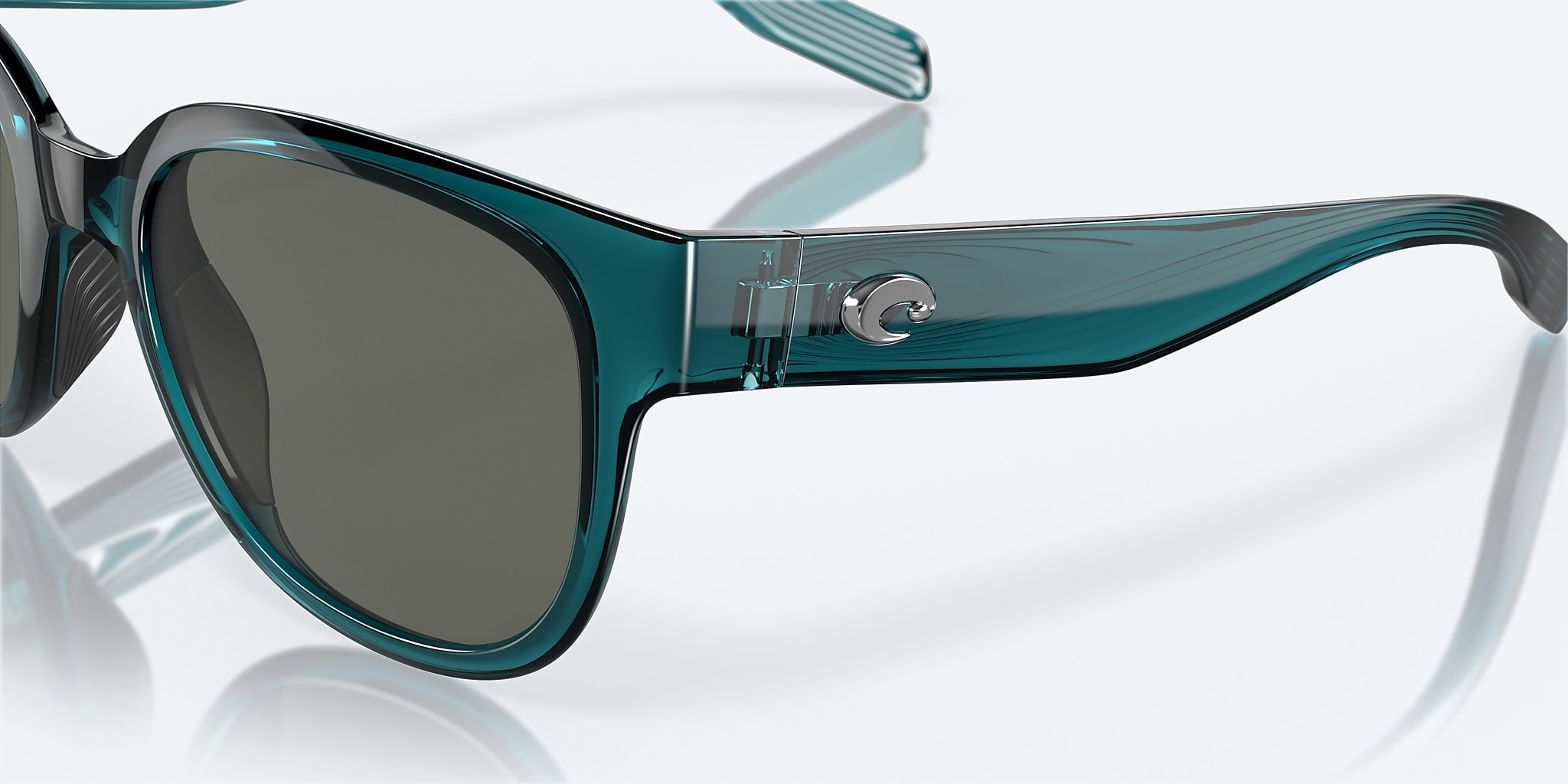 Sunglasses Costa Salina XL (53-20) with Gray lens and Teal frame Image 6 of 7 Sunglasses Costa Salina XL (53-20) with Gray lens and Teal frame Image 6 of 7