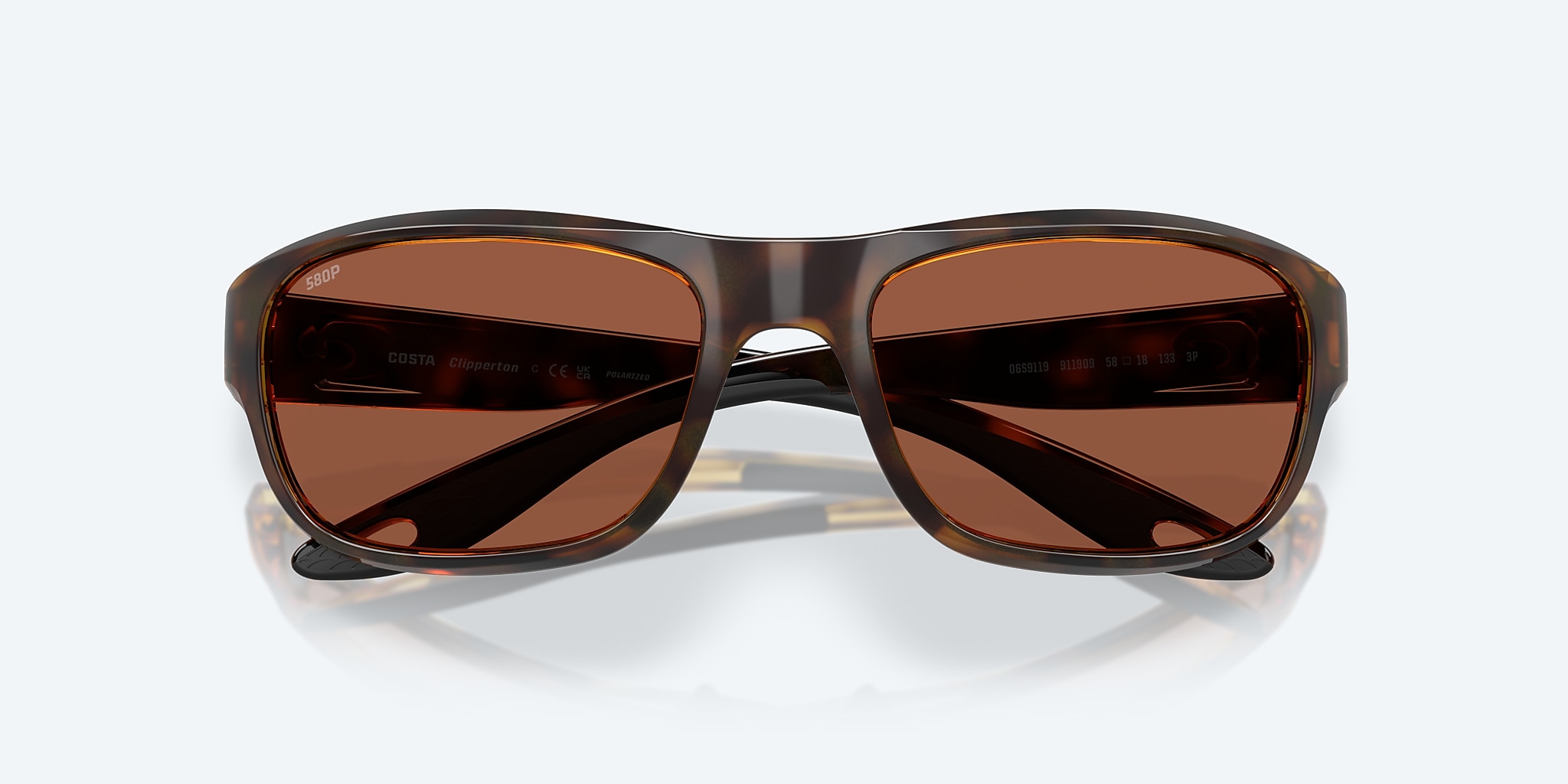 Lunettes de soleil Costa Clipperton M (58-18) avec Cuivre verre et Écaille monture Image 5 de 7 Lunettes de soleil Costa Clipperton M (58-18) avec Cuivre verre et Écaille monture Image 5 de 7