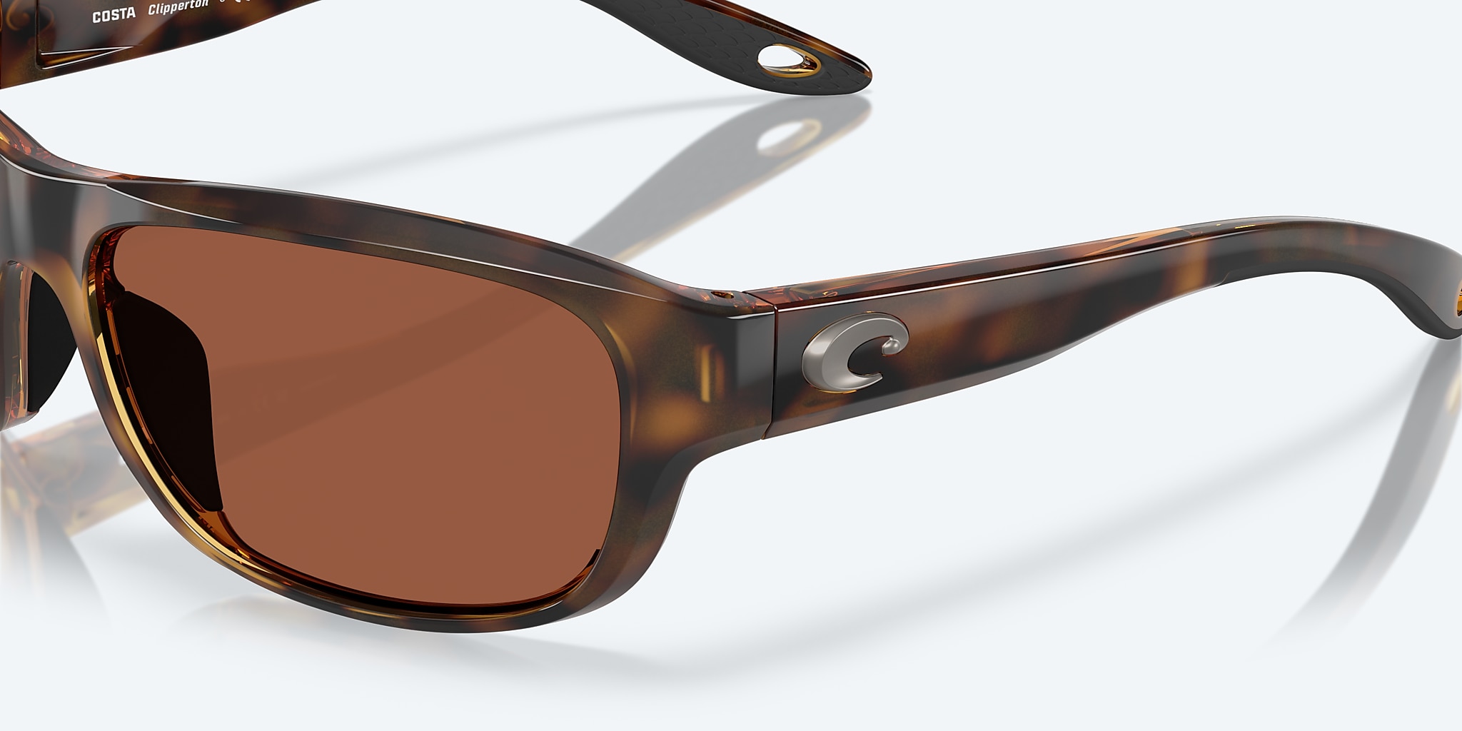 Lunettes de soleil Costa Clipperton M (58-18) avec Cuivre verre et Écaille monture Image 6 de 7 Lunettes de soleil Costa Clipperton M (58-18) avec Cuivre verre et Écaille monture Image 6 de 7