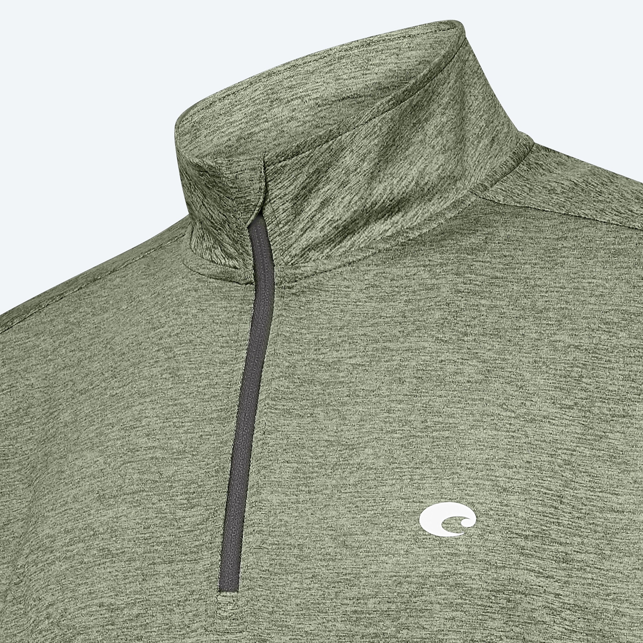 Apparel Dark Sage Costa Voyager Quarter-Zip Pullover Image 4 of 5 Apparel Dark Sage Costa Voyager Quarter-Zip Pullover Image 4 of 5