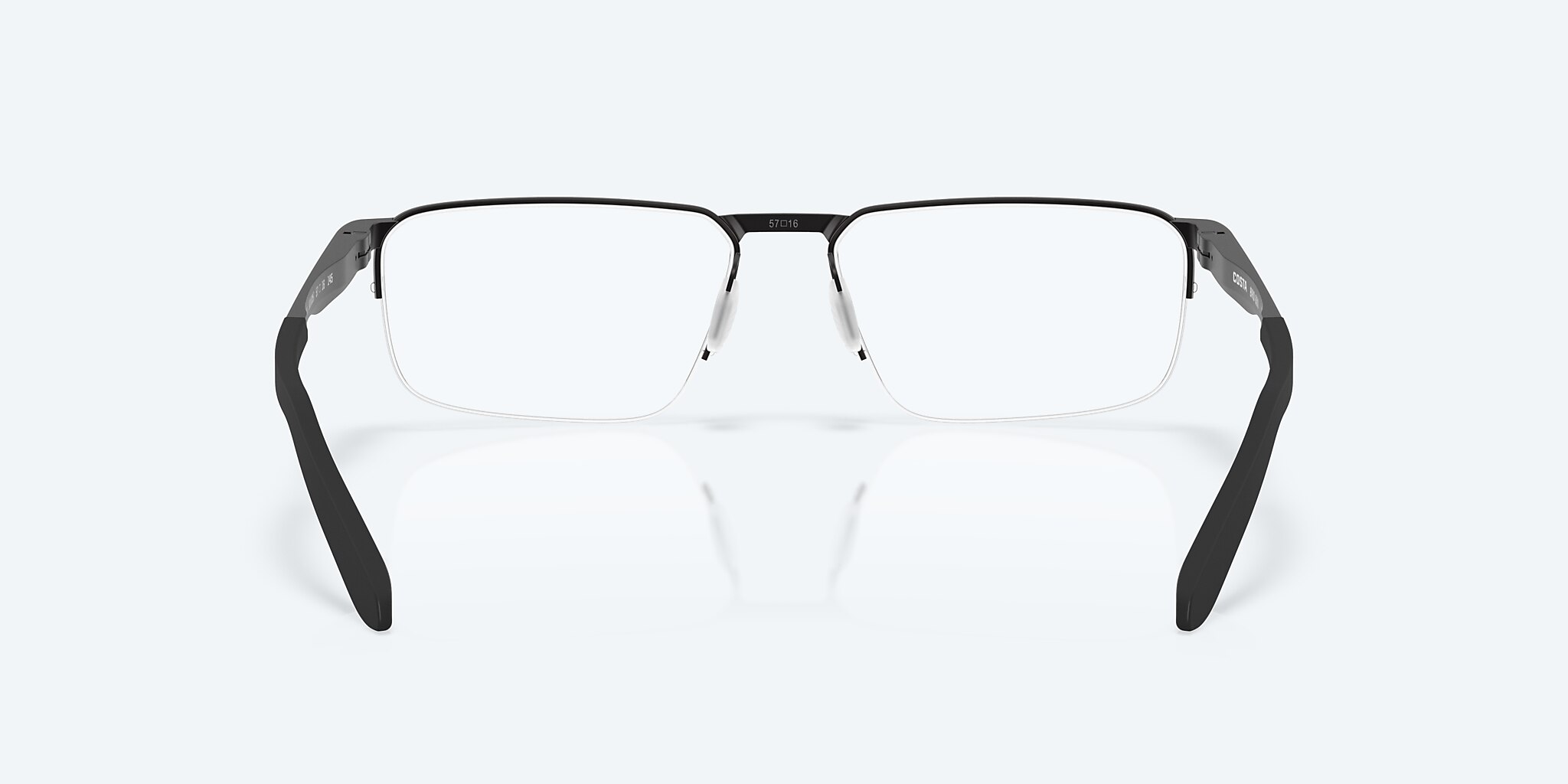Eyeglasses Costa Bimini Road 600 L (57-16) with DEMO LENS lens and Matte Black frame Image 4 of 7