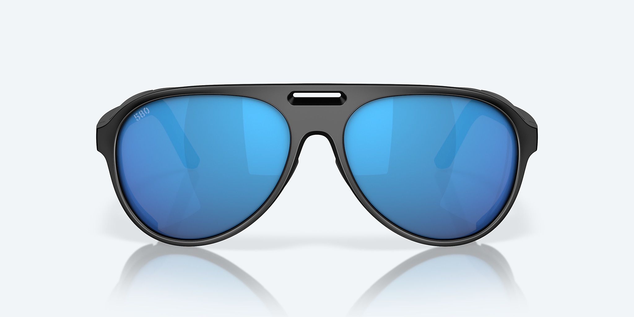 Sunglasses Costa Grand Catalina XL (59-15) with Blue Mirror lens and Matte Black frame Image 2 of 9 Sunglasses Costa Grand Catalina XL (59-15) with Blue Mirror lens and Matte Black frame Image 2 of 9