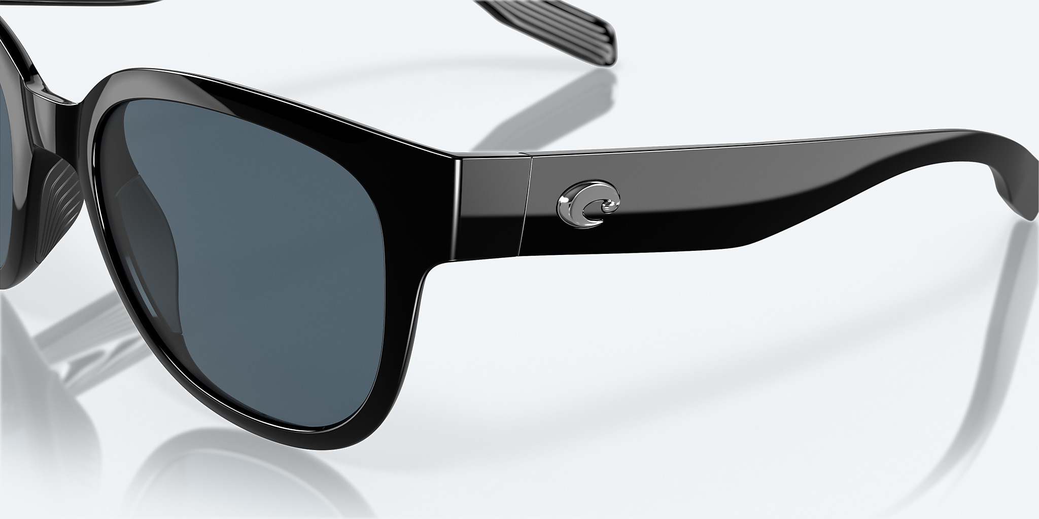 Sunglasses Costa Salina XL (53-20) with Gray lens and Black frame Image 6 of 7 Sunglasses Costa Salina XL (53-20) with Gray lens and Black frame Image 6 of 7