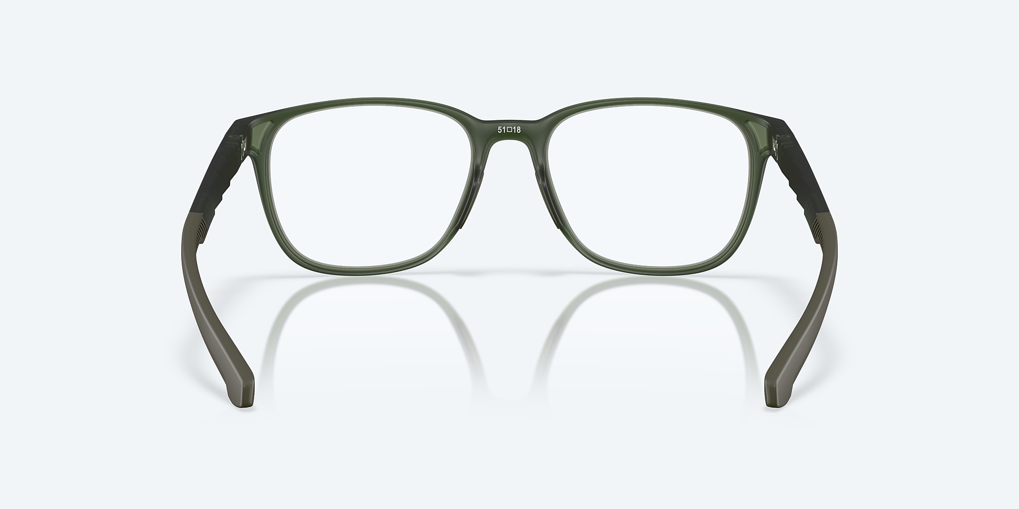 Eyeglasses Costa Ocean Ridge 720 M (51-18) with Demo Lens lens and Matte Algae Green frame Image 4 of 7 Eyeglasses Costa Ocean Ridge 720 M (51-18) with Demo Lens lens and Matte Algae Green frame Image 4 of 7