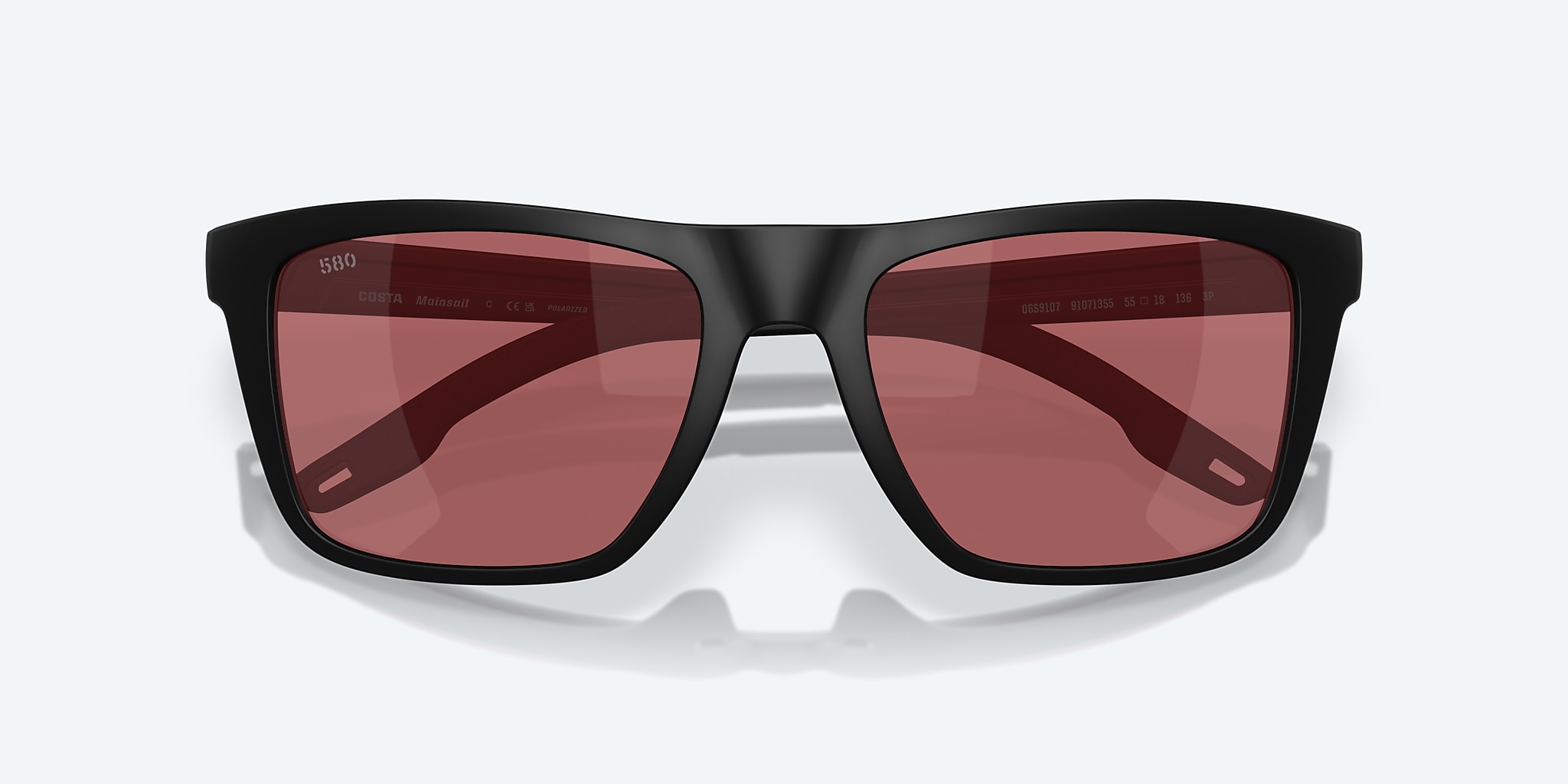 Sunglasses Costa Mainsail L (55-18) with Rose lens and Matte Black frame Image 5 of 7 Sunglasses Costa Mainsail L (55-18) with Rose lens and Matte Black frame Image 5 of 7
