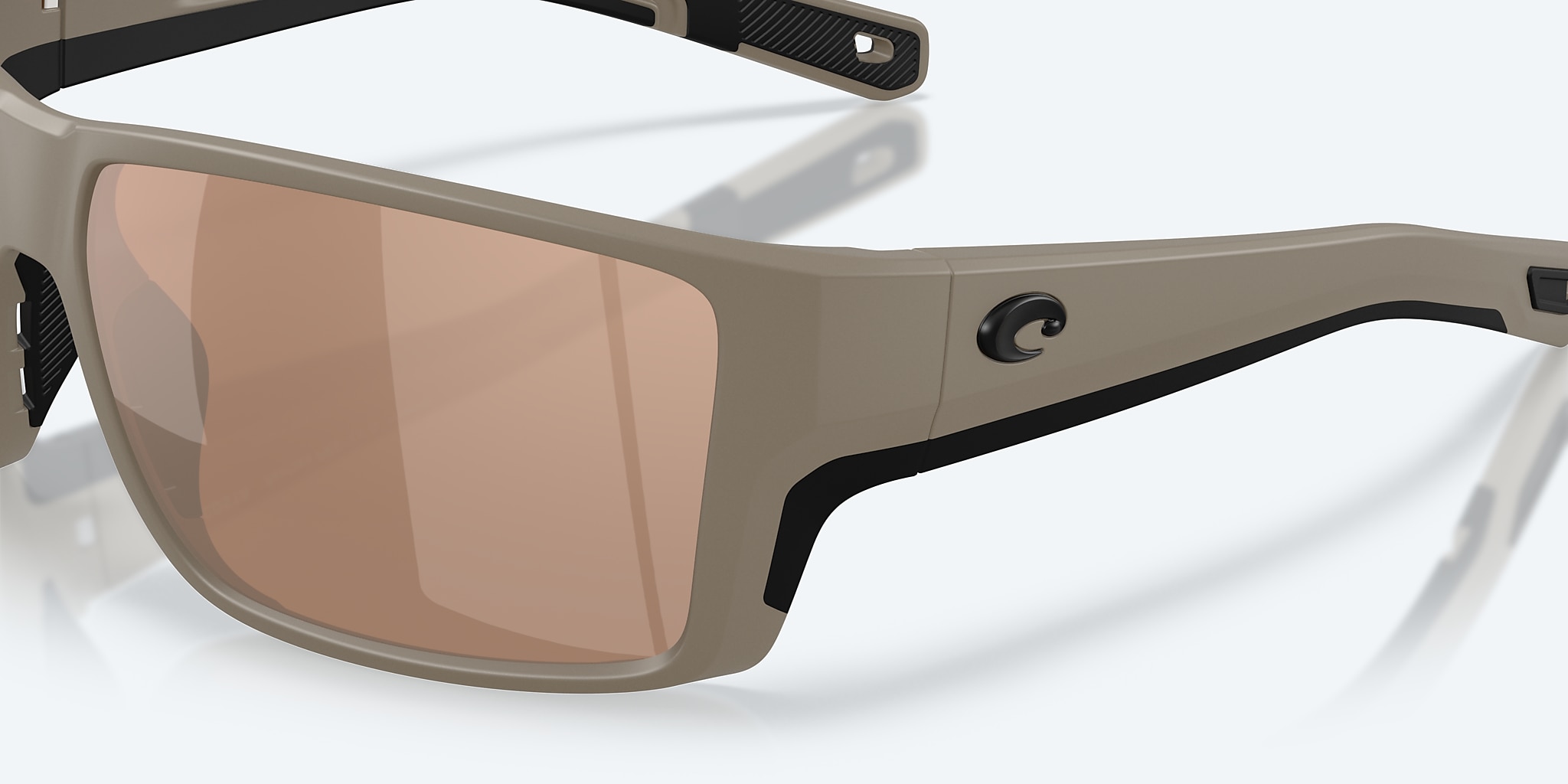 Sunglasses Costa Reefton PRO XL (63-15) with Copper Silver Mirror lens and Matte Sand frame Image 6 of 7 Sunglasses Costa Reefton PRO XL (63-15) with Copper Silver Mirror lens and Matte Sand frame Image 6 of 7
