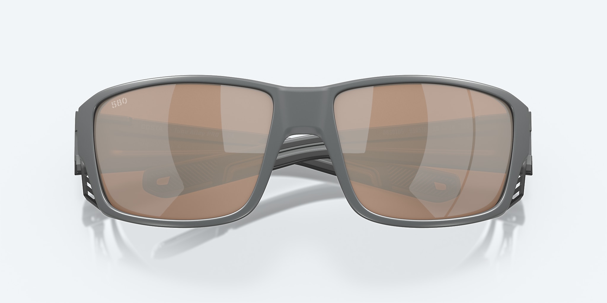 Gafas de sol Costa Tuna Alley PRO L (60-16) con Espejo plateado y cobrizo lente y Gris Mate montura Imagen 5 de 7 Gafas de sol Costa Tuna Alley PRO L (60-16) con Espejo plateado y cobrizo lente y Gris Mate montura Imagen 5 de 7