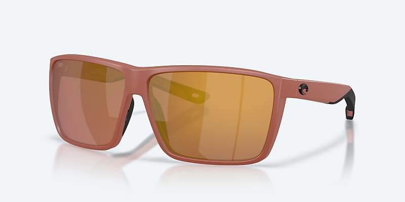 Sunglasses Costa Rincon II XL (64-11) with Gold Mirror lens and Matte Terra Cotta frame Image 1 of 8