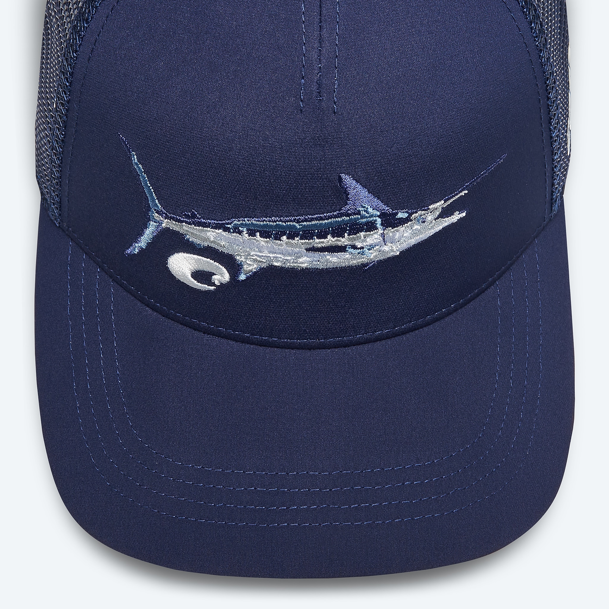 Accessories Ice Blue Costa Marlin Stitched Trucker Image 3 of 3 Accessories Ice Blue Costa Marlin Stitched Trucker Image 3 of 3