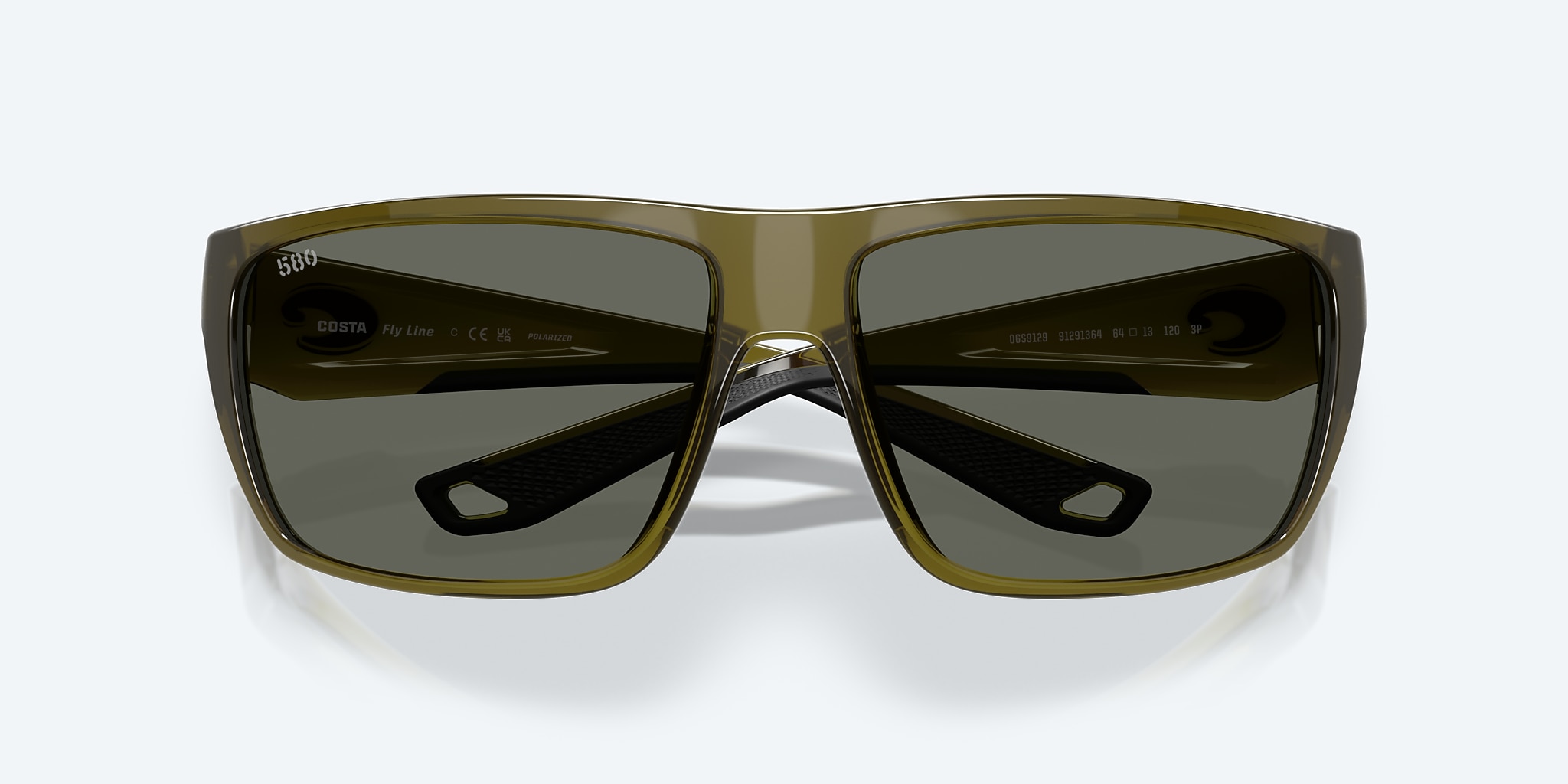 Sunglasses Costa Fly Line L (64-13) with Gray lens and Seagrass frame Image 5 of 7 Sunglasses Costa Fly Line L (64-13) with Gray lens and Seagrass frame Image 5 of 7