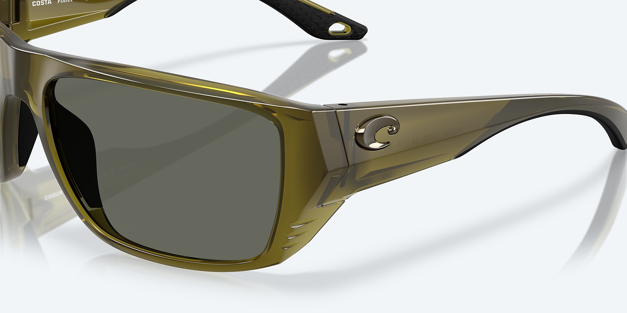 Sunglasses Costa Finlet L (59-19) with Gray lens and Seagrass frame Image 6 of 7 Sunglasses Costa Finlet L (59-19) with Gray lens and Seagrass frame Image 6 of 7