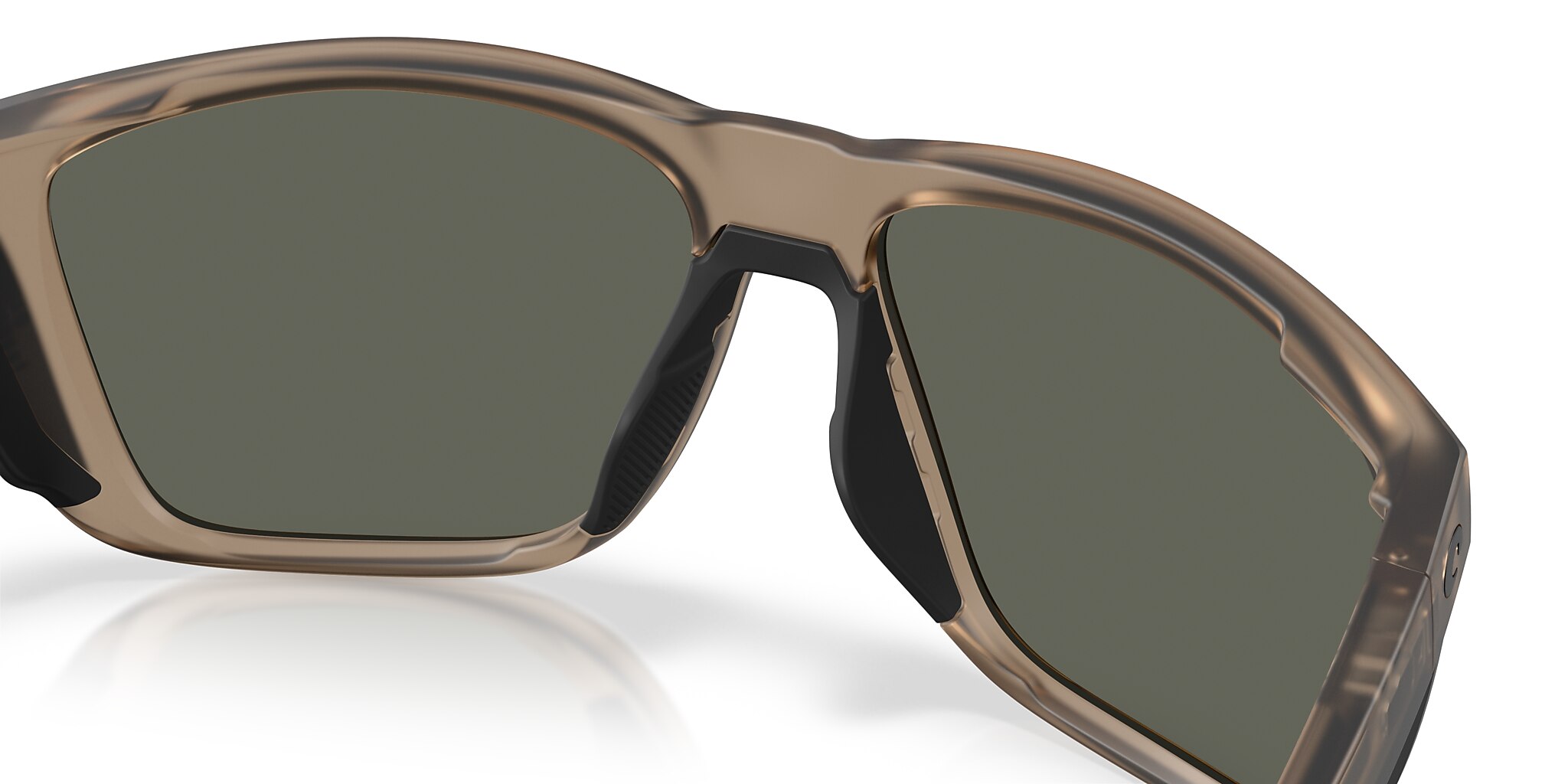 Costa Ferg XL XXL (62-16) with Gray lenses and Matte Brown Smoke