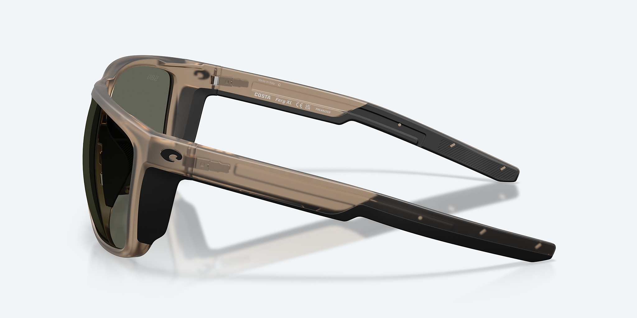 Sunglasses Costa Ferg XL XXL (62-16) with Gray lens and Matte Brown Smoke frame Image 3 of 8 Sunglasses Costa Ferg XL XXL (62-16) with Gray lens and Matte Brown Smoke frame Image 3 of 8