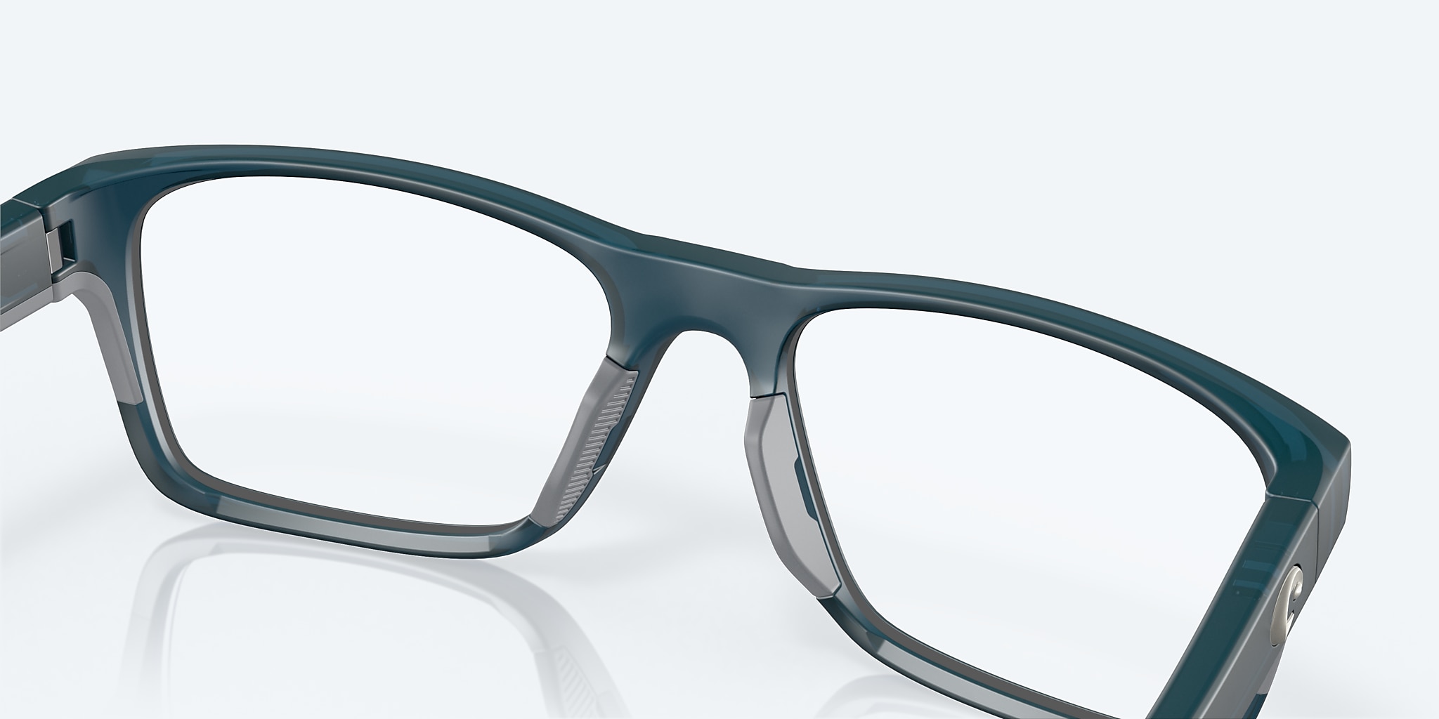 Eyeglasses Costa Ocean Ridge 410 M (54-17) with DEMO LENS lens and Pacific Blue frame Image 7 of 7 Eyeglasses Costa Ocean Ridge 410 M (54-17) with DEMO LENS lens and Pacific Blue frame Image 7 of 7