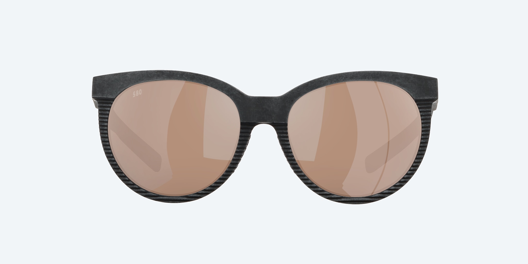 Sunglasses Costa Victoria S (56-19) with Copper Silver Mirror lens and Net Gray With Gray Rubber frame Image 2 of 4 Sunglasses Costa Victoria S (56-19) with Copper Silver Mirror lens and Net Gray With Gray Rubber frame Image 2 of 4