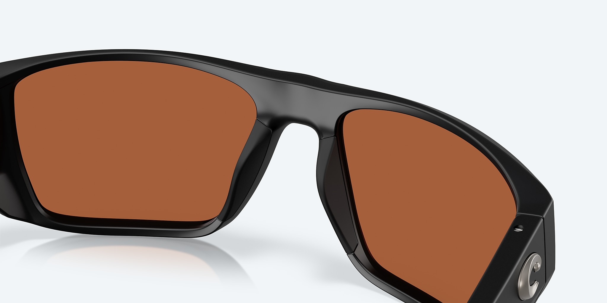 Sunglasses Costa Finlet L (59-19) with Green Mirror lens and Matte Black frame Image 7 of 7 Sunglasses Costa Finlet L (59-19) with Green Mirror lens and Matte Black frame Image 7 of 7