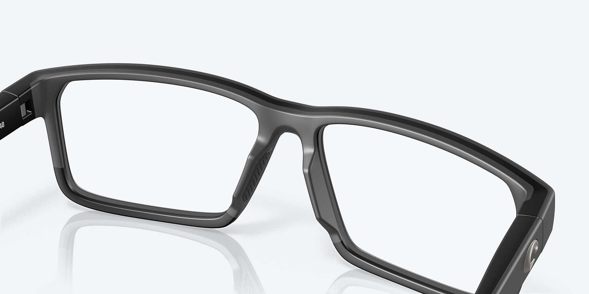 Eyeglasses Costa Ocean Ridge 610 S (53-14) with Demo Lens lens and Gray frame Image 7 of 7