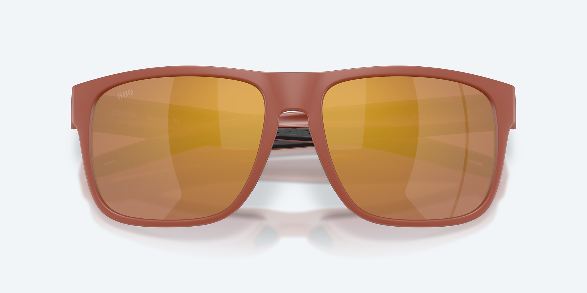 Sunglasses Costa Spearo XL XXL (59-17) with Gold Mirror lens and Matte Terra Cotta frame Image 5 of 7