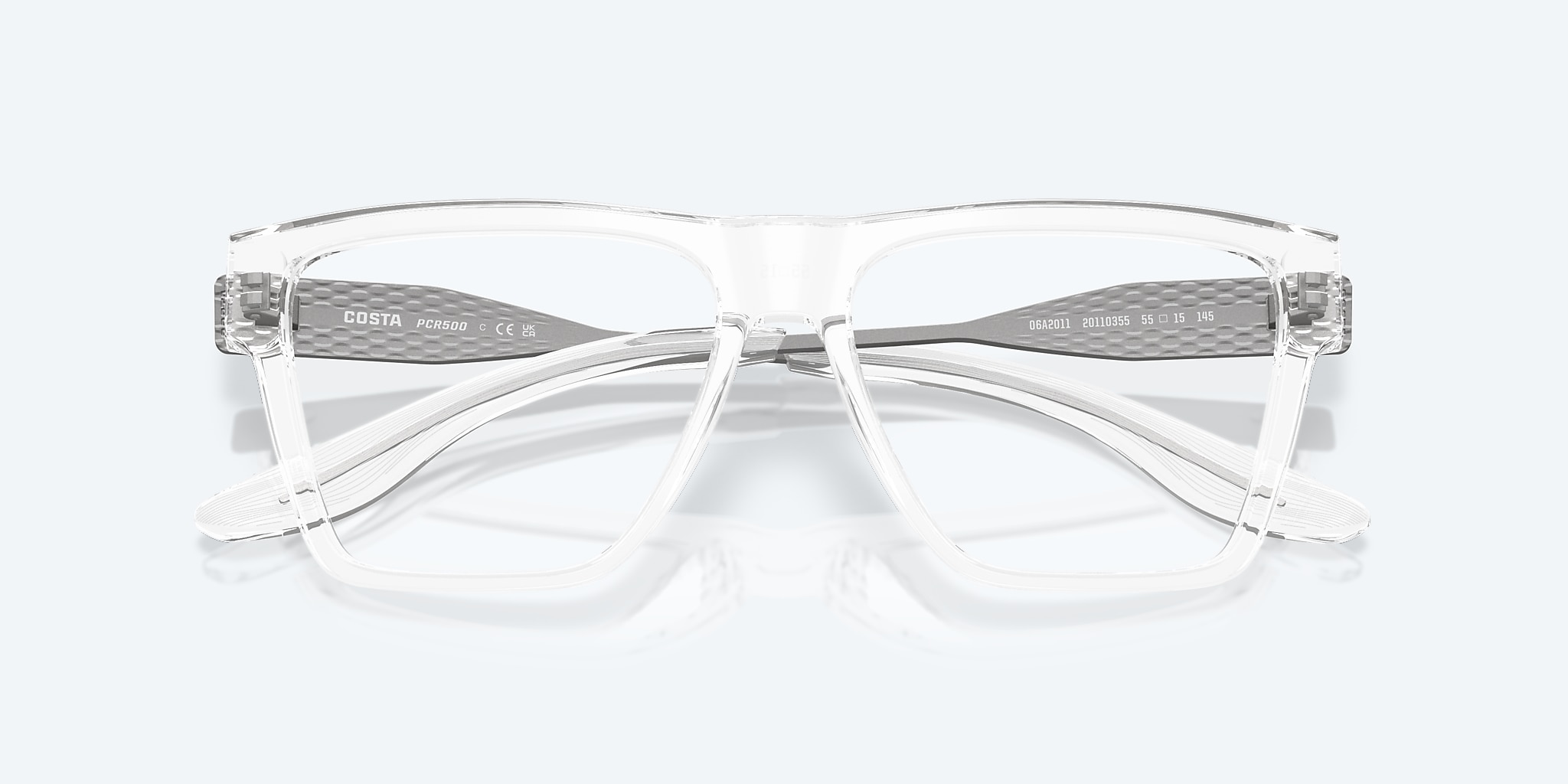 Eyeglasses Costa Pacific Rise 500 M (55-15) with Demo Lens lens and Vapor Mist frame Image 5 of 7 Eyeglasses Costa Pacific Rise 500 M (55-15) with Demo Lens lens and Vapor Mist frame Image 5 of 7