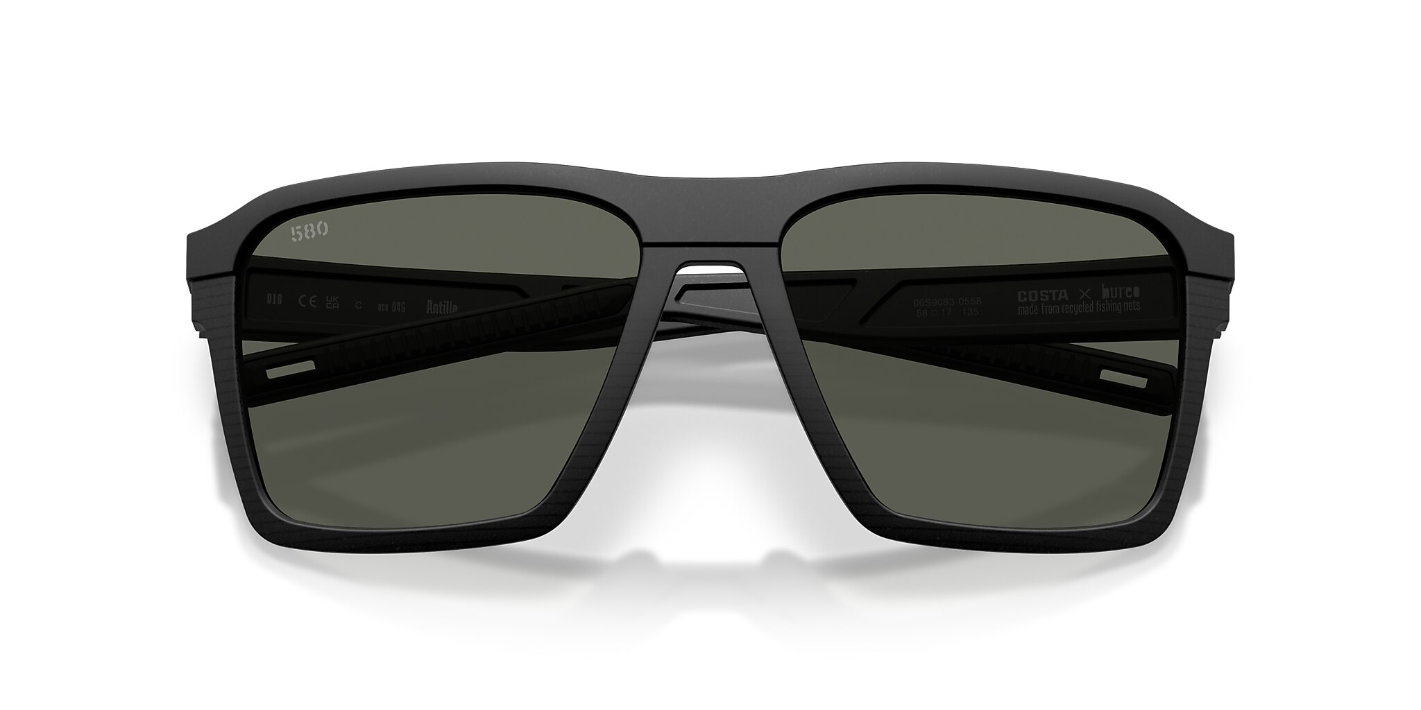 Costa Antille L (58-17) with Gray lenses and Netplus Black frame