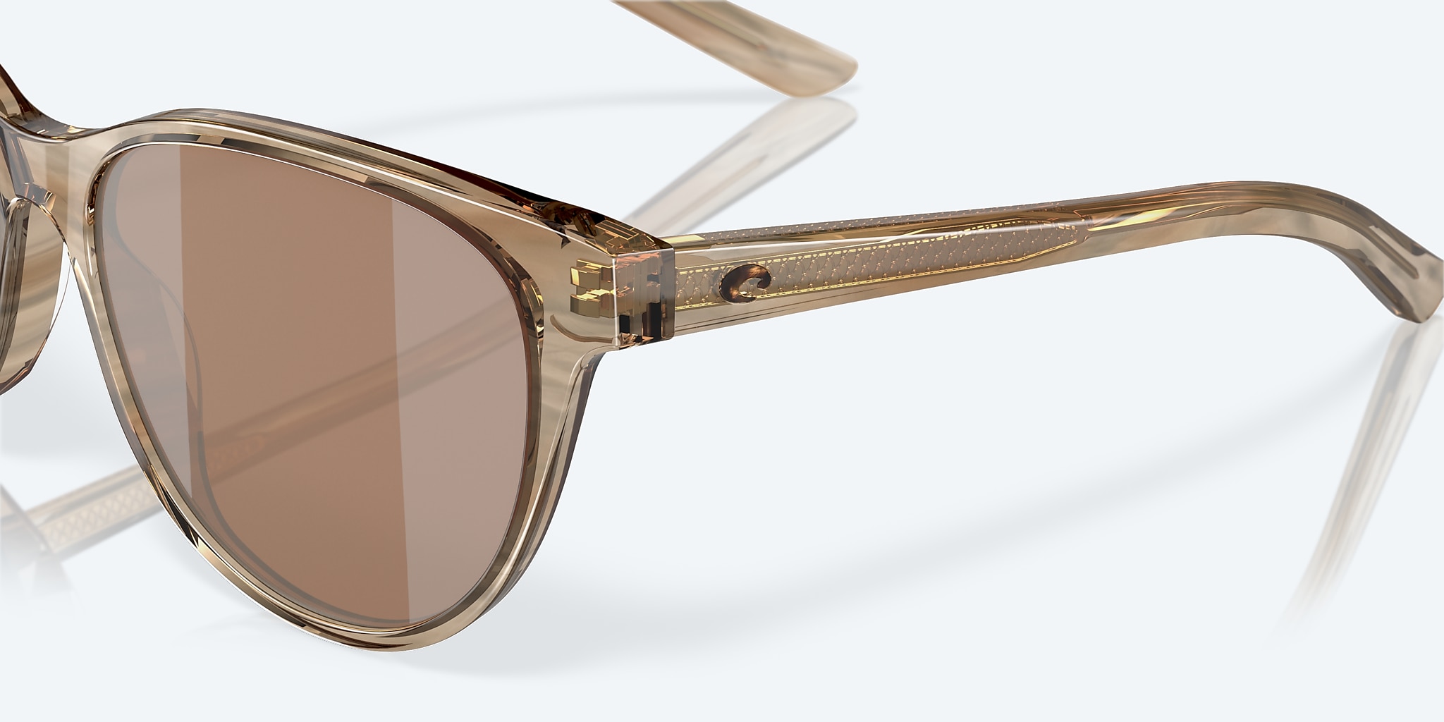 Sunglasses Costa Catherine M (57-17) with Copper Silver Mirror lens and Shallows frame Image 6 of 7 Sunglasses Costa Catherine M (57-17) with Copper Silver Mirror lens and Shallows frame Image 6 of 7