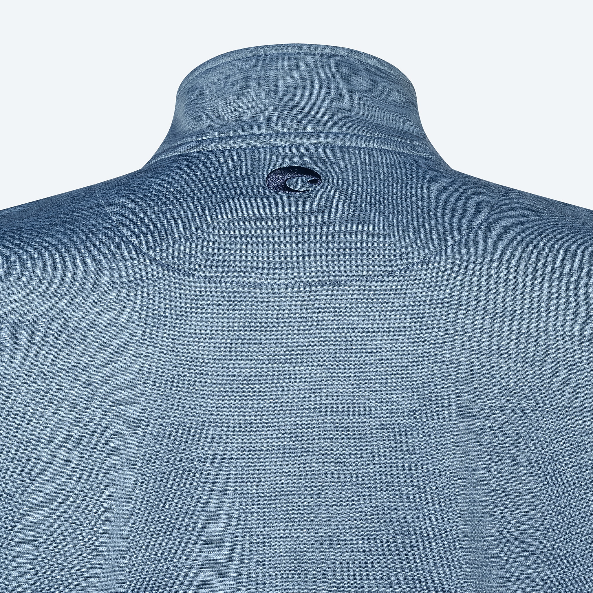 Apparel Heather Heron Blue Costa Harbor Quarter Zip Image 4 of 5 Apparel Heather Heron Blue Costa Harbor Quarter Zip Image 4 of 5