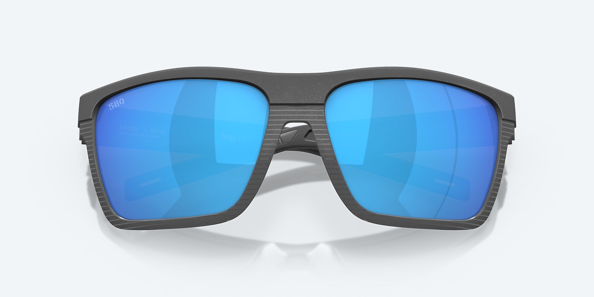 Sunglasses Costa Pargo L (61-17) with Blue Mirror lens and Dark Gray frame Image 5 of 7 Sunglasses Costa Pargo L (61-17) with Blue Mirror lens and Dark Gray frame Image 5 of 7
