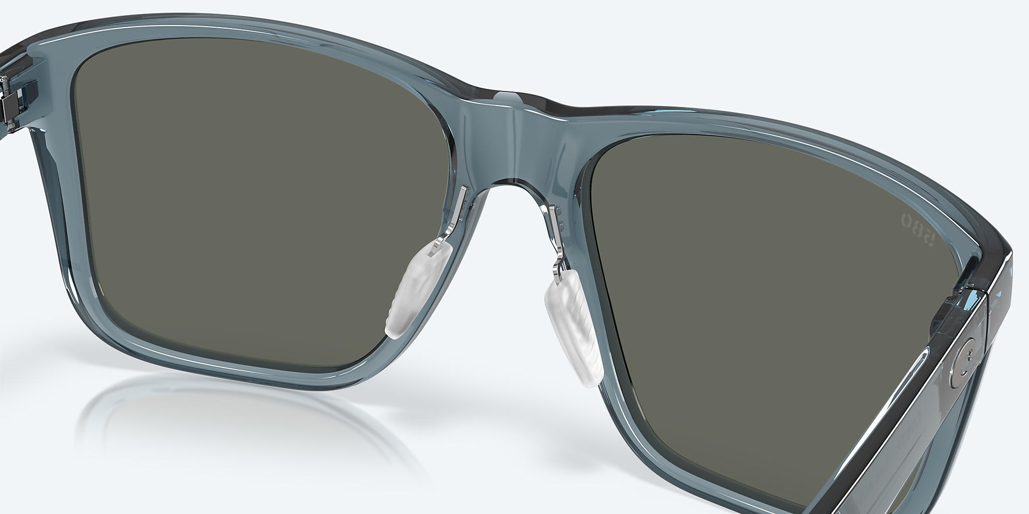 Sunglasses Costa Los Alijos XL (59-18) with Gray lens and Translucent Deep Blue frame Image 7 of 8 Sunglasses Costa Los Alijos XL (59-18) with Gray lens and Translucent Deep Blue frame Image 7 of 8