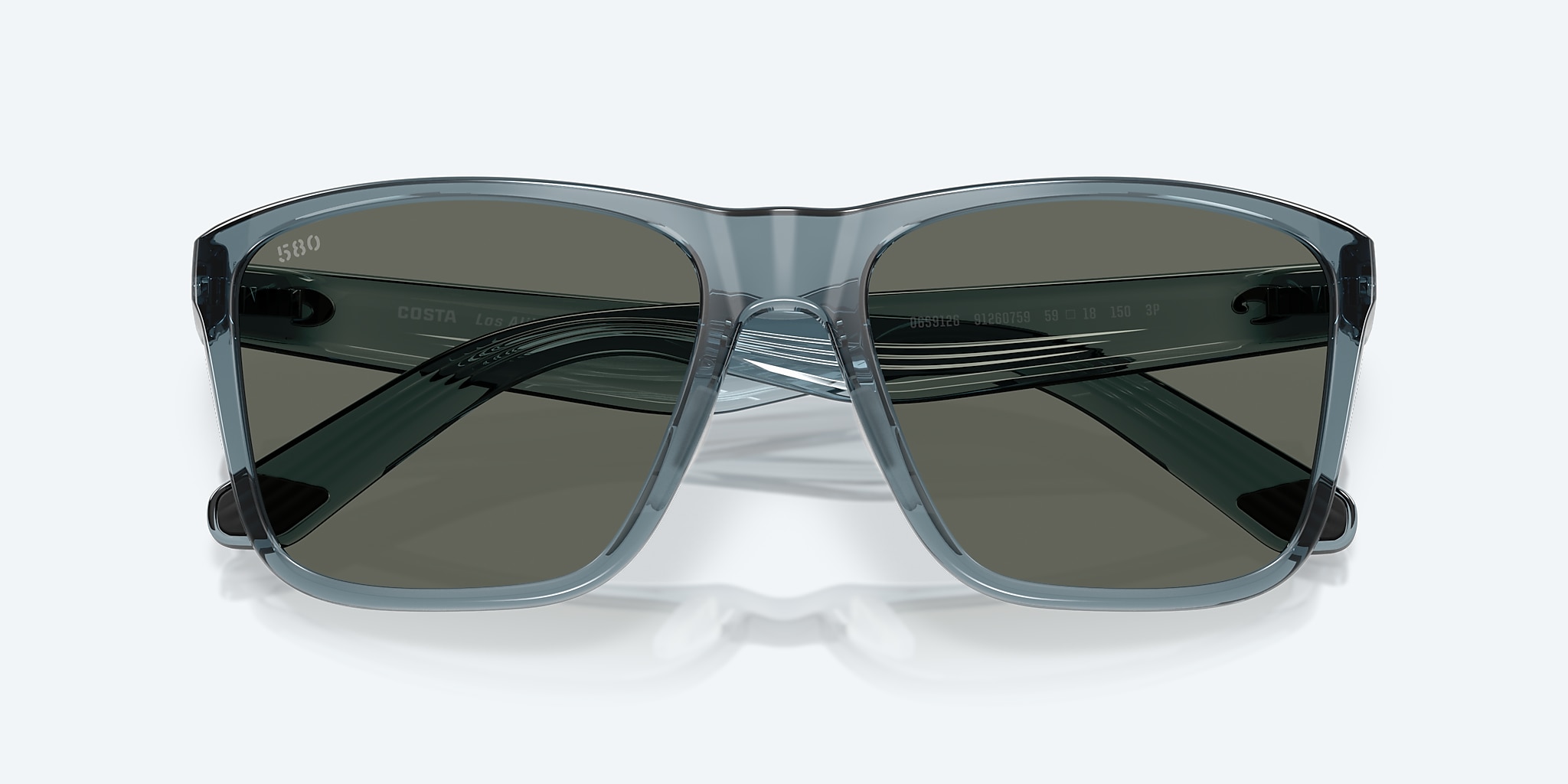 Sunglasses Costa Los Alijos XL (59-18) with Gray lens and Translucent Deep Blue frame Image 5 of 8 Sunglasses Costa Los Alijos XL (59-18) with Gray lens and Translucent Deep Blue frame Image 5 of 8